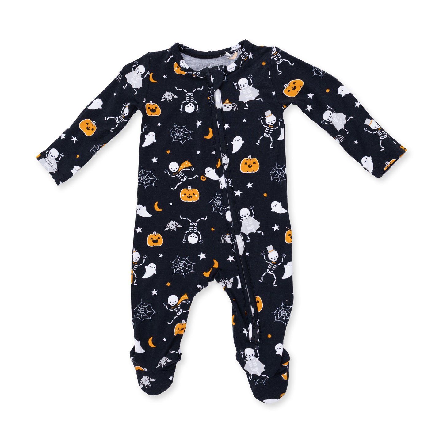 Halloween Skeleton Buddies - Glow in the Dark - 2 Way Zipper Footie