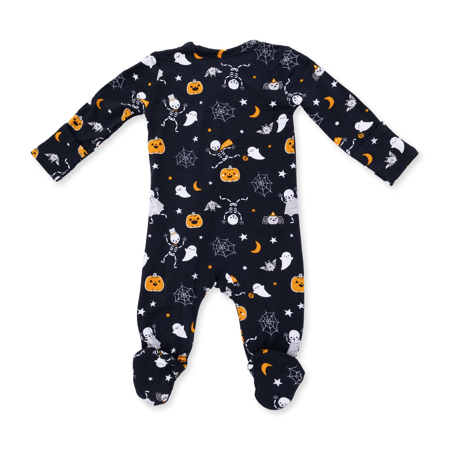 Halloween Skeleton Buddies - Glow in the Dark - 2 Way Zipper Footie