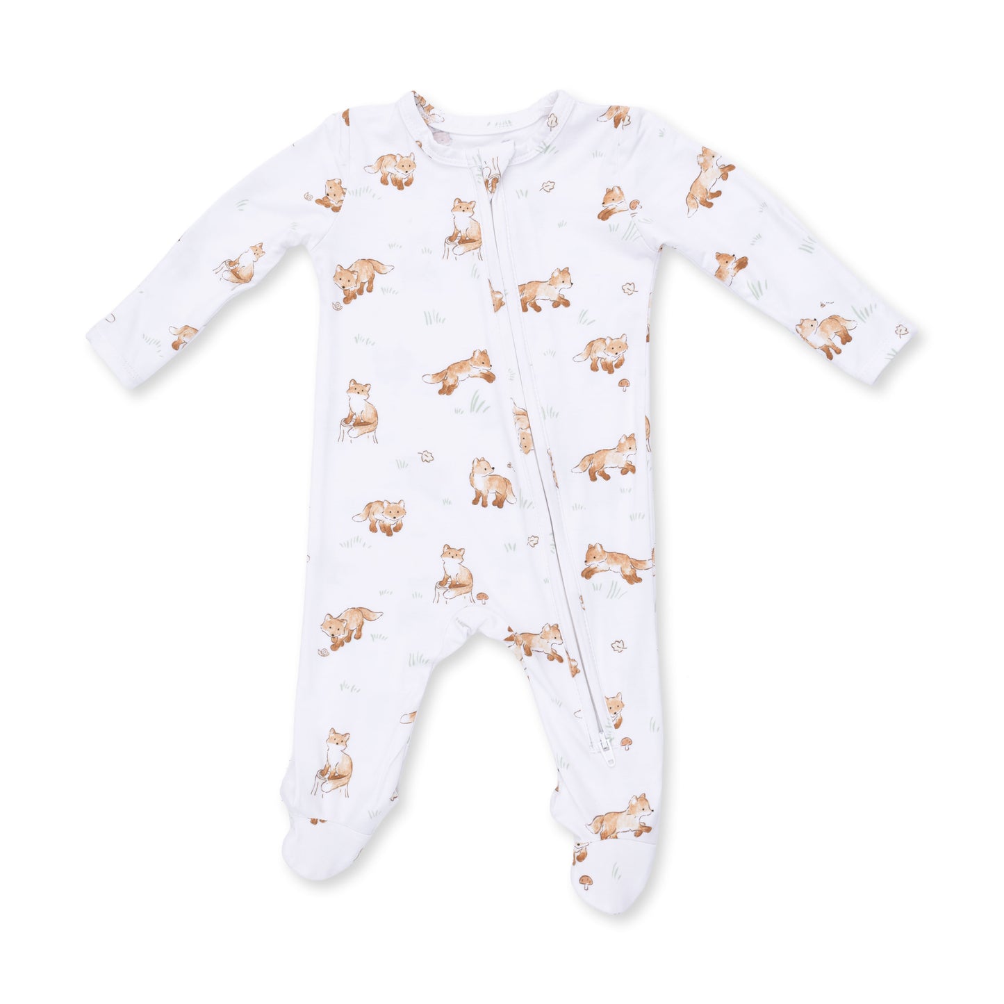 Little Explorer Fox - 2 Way Zipper Footie