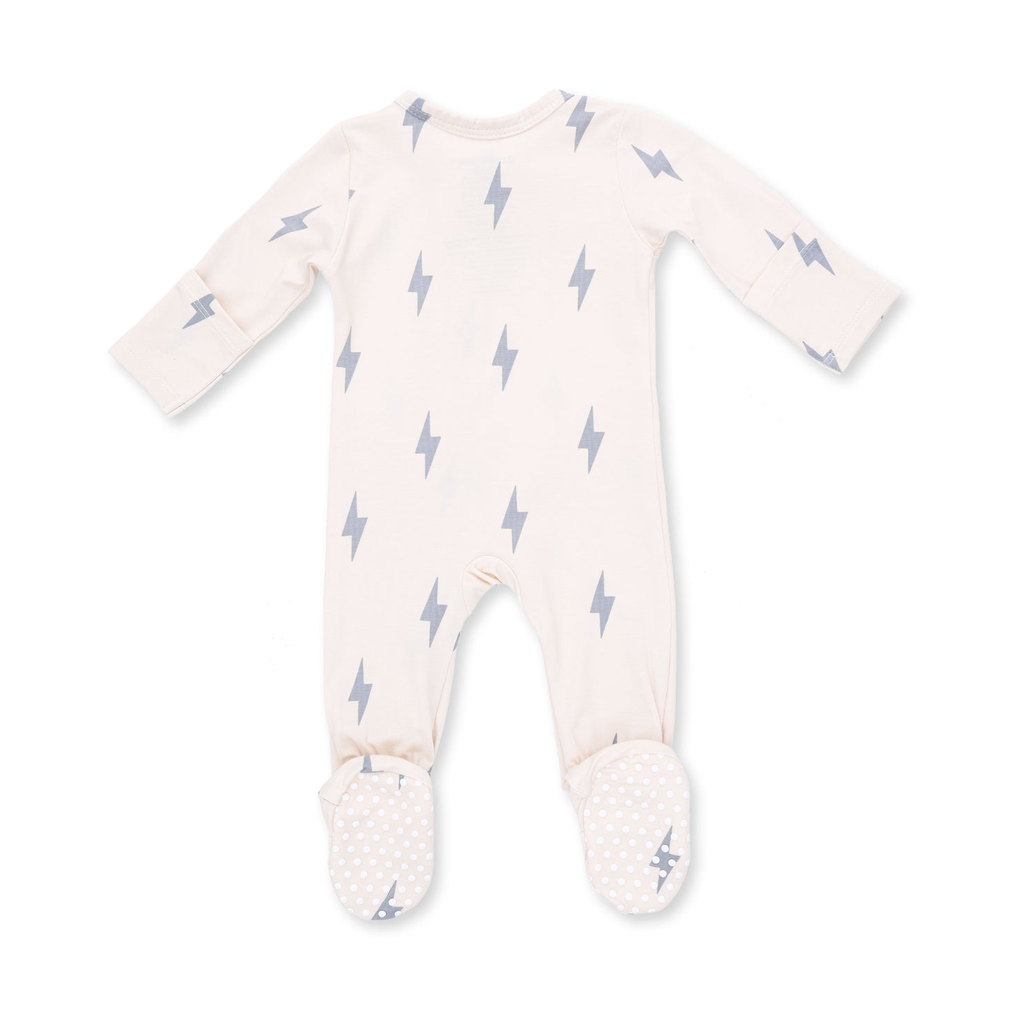 Lightning Bolt Viscose - 2 Way Zipper Footie