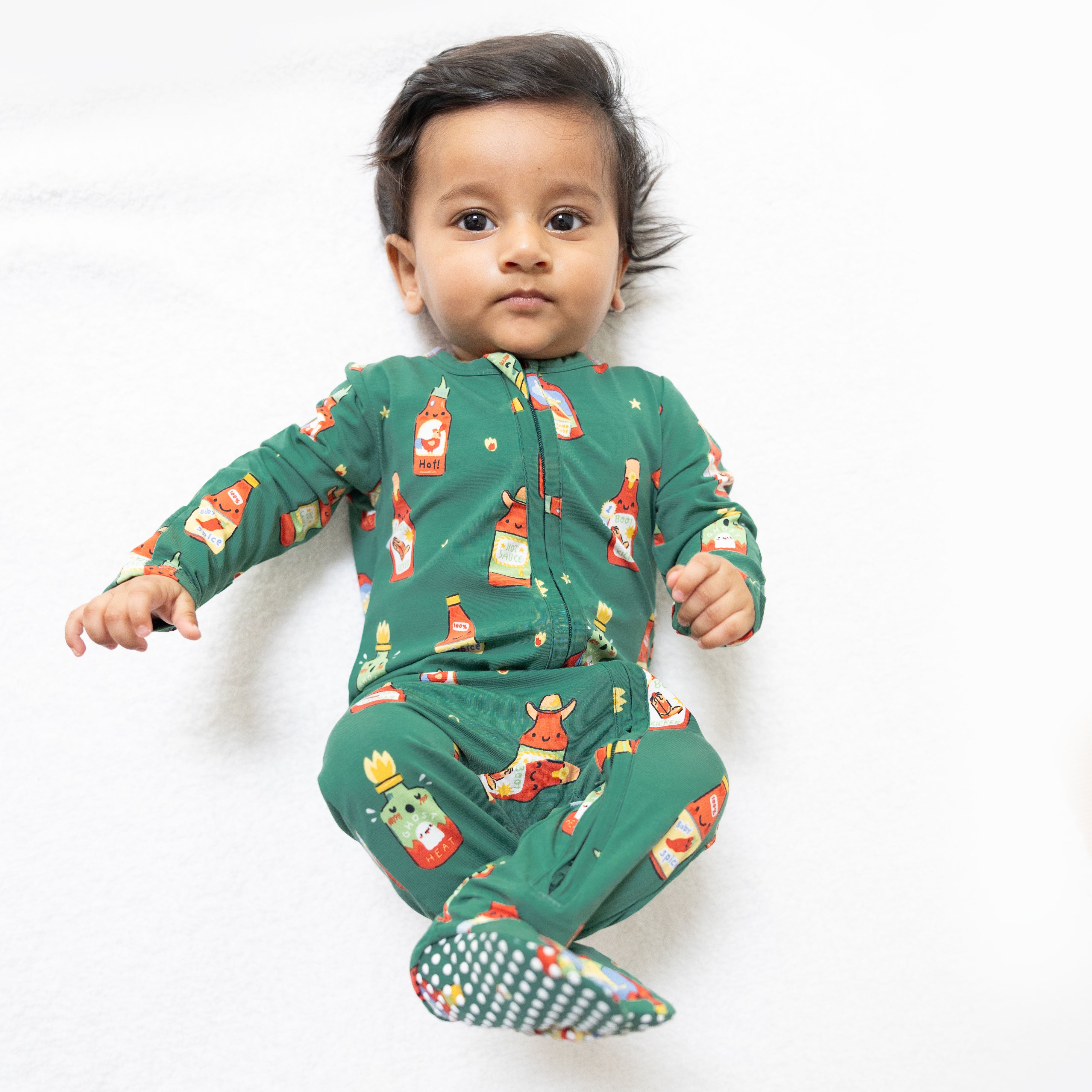 Spice Spice Baby - 2 Way Zipper Footie