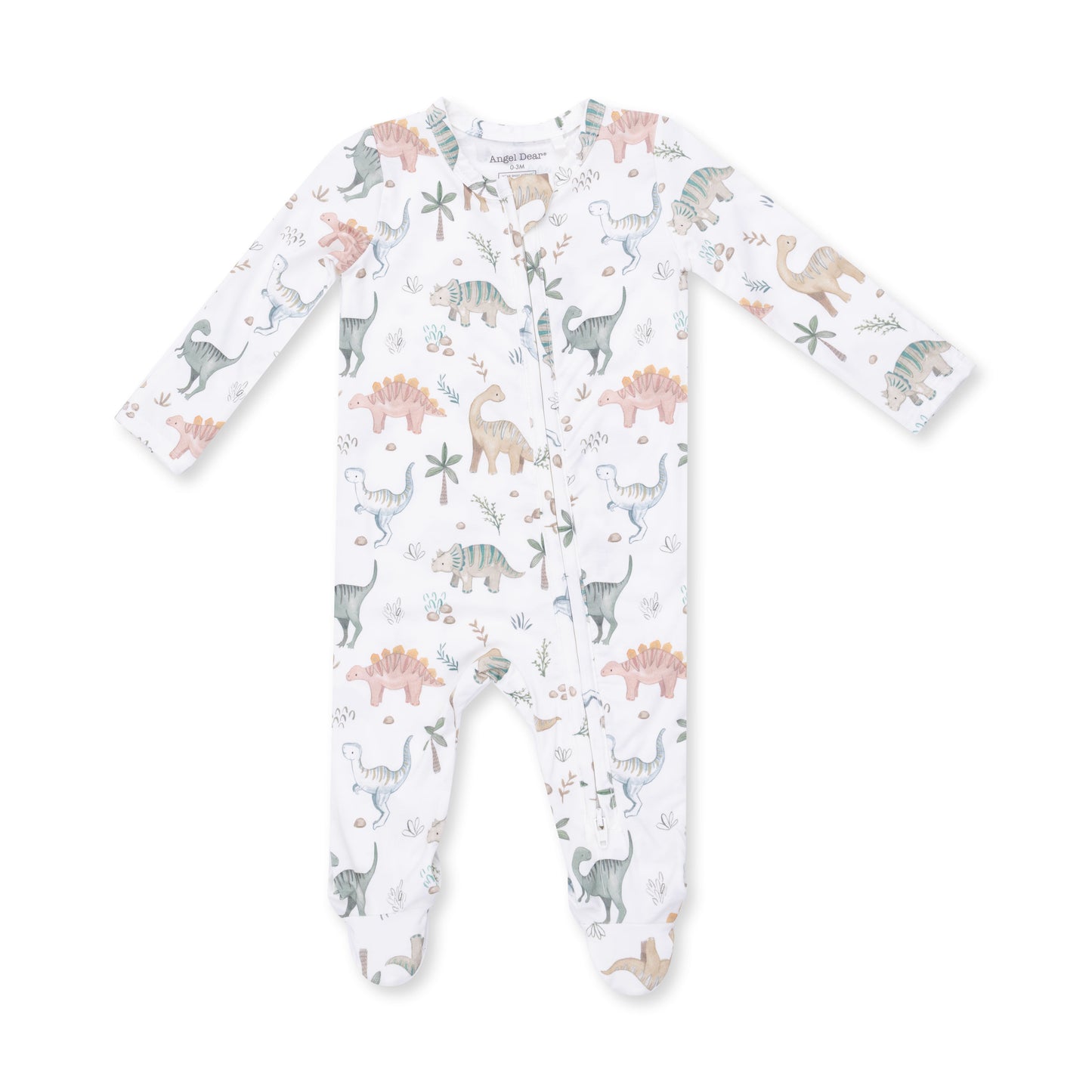 Sweet Baby Dinos - 2 Way Zipper Footie