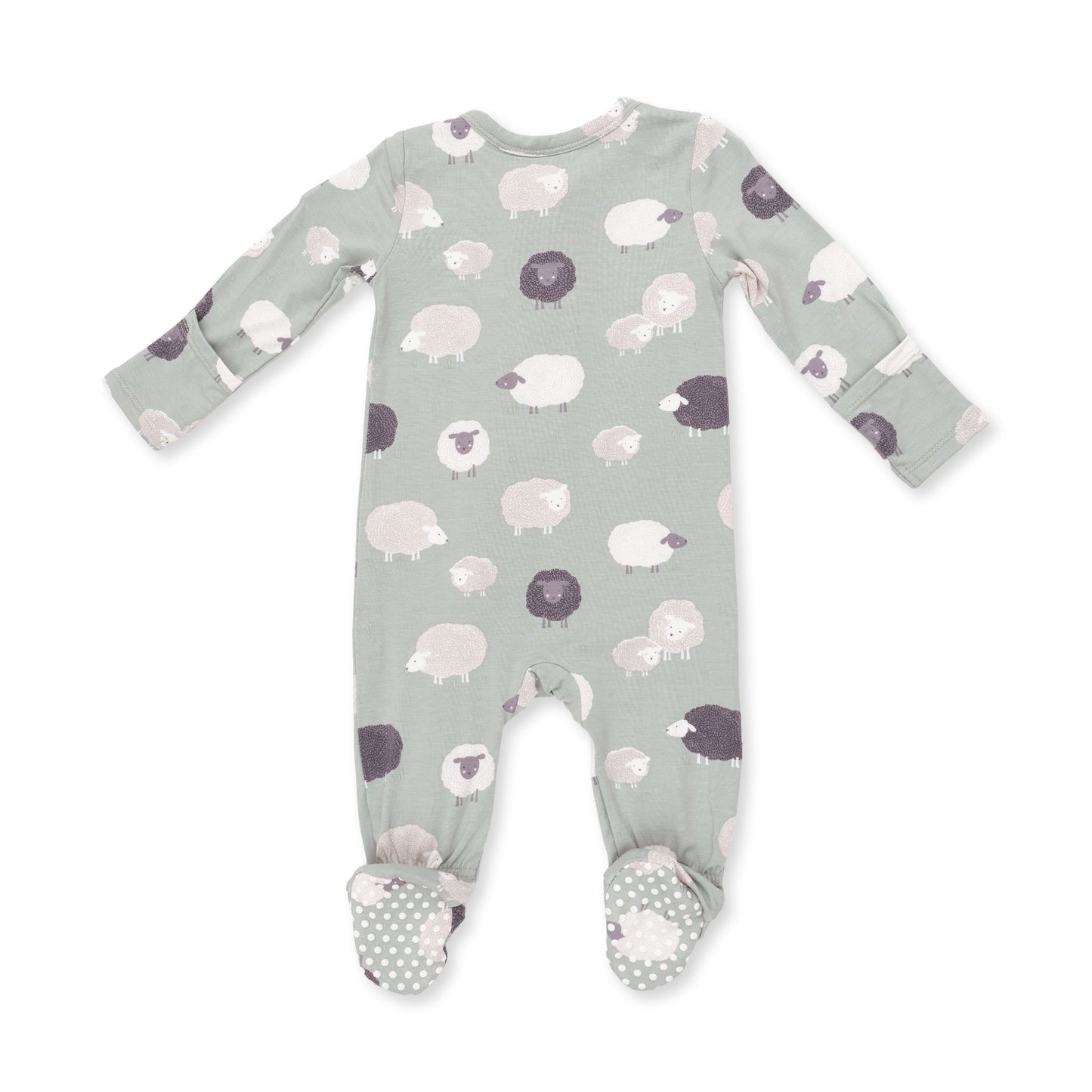 Black Sheep - 2 Way Zipper Footie