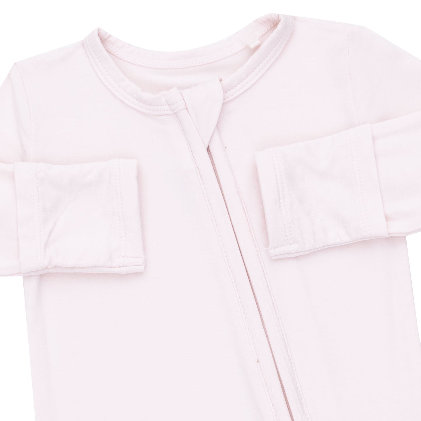 Solid Mauve Morn - 2 Way Zipper Footie