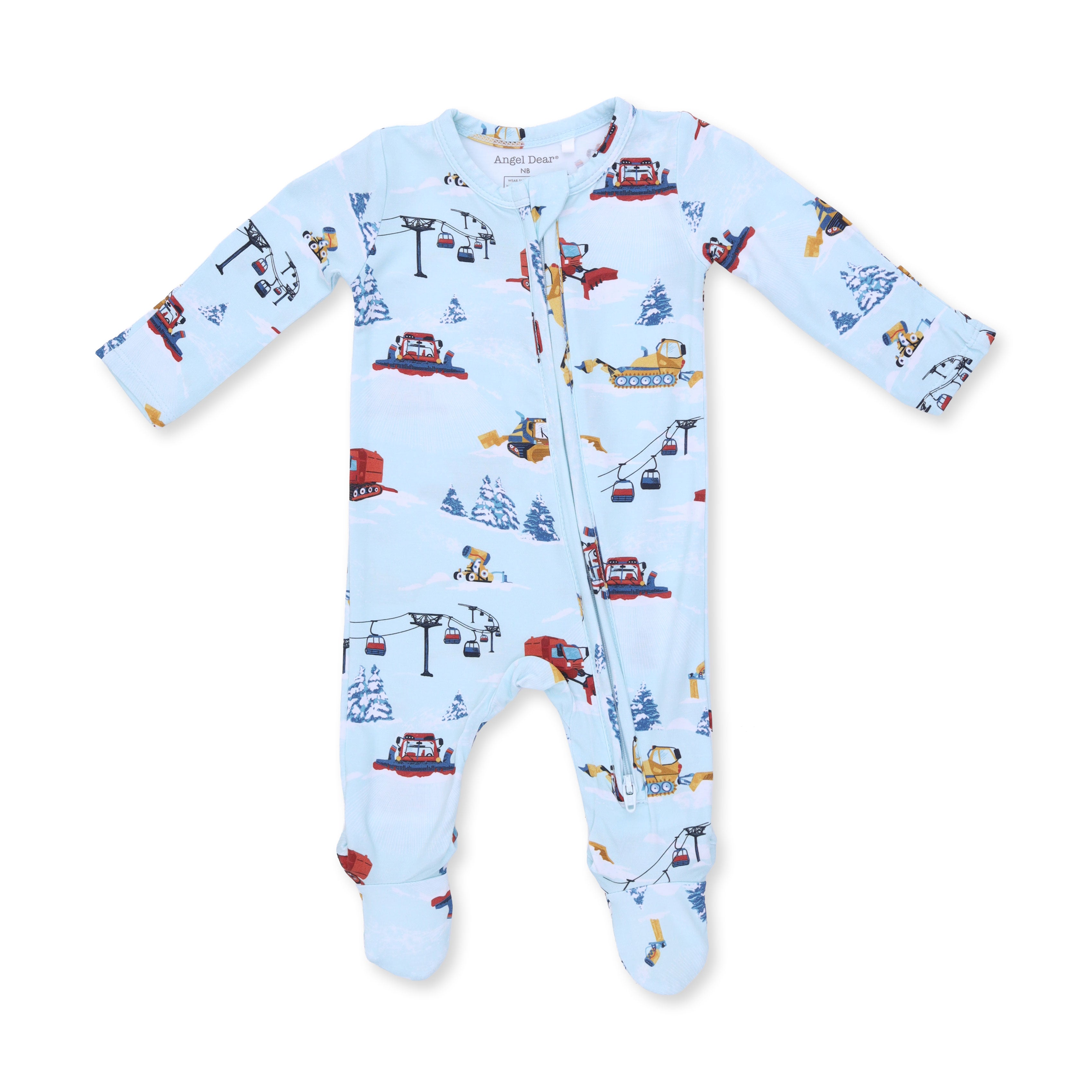Snow Cats - 2 Way Zipper Footie