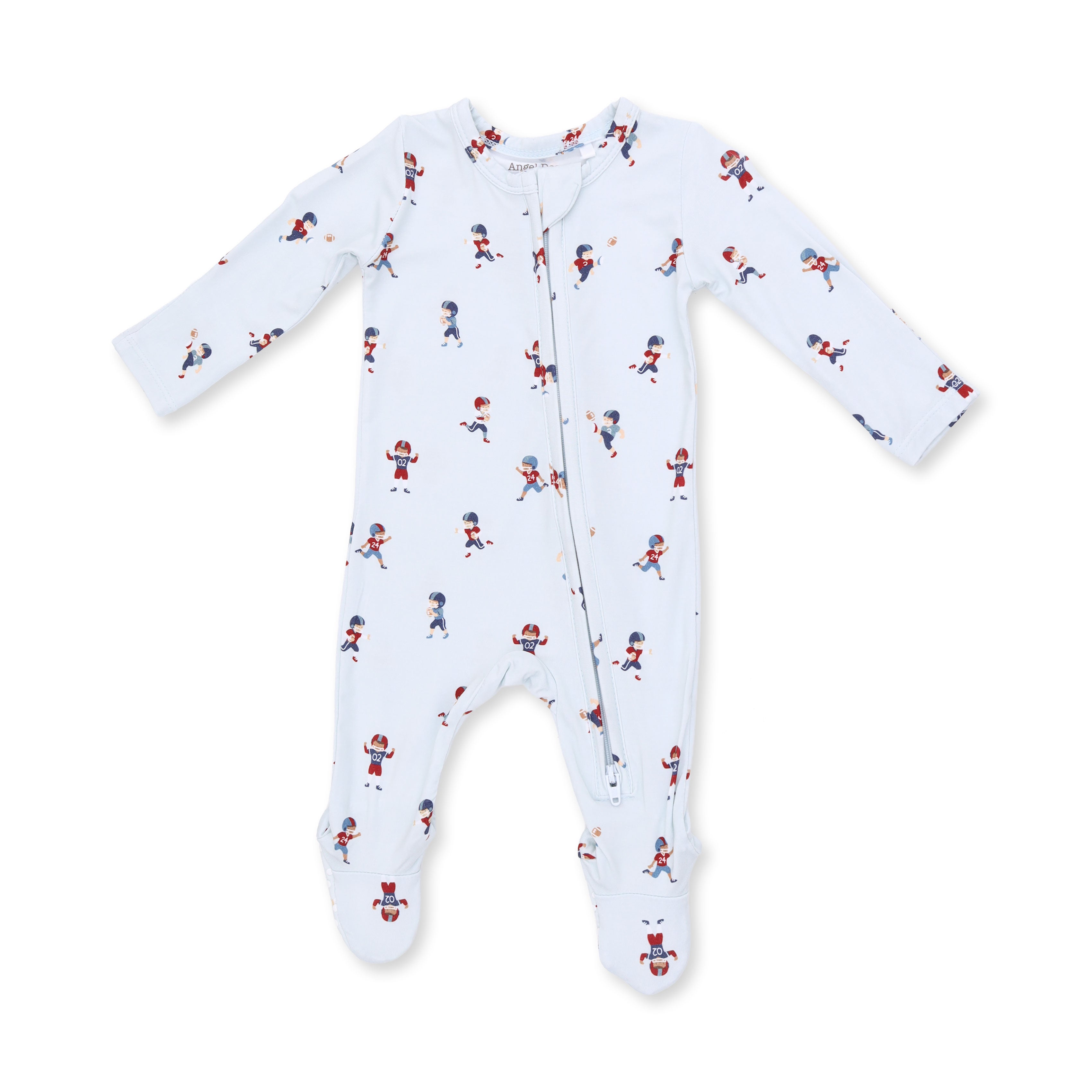 Tiny Footballers - 2 Way Zipper Footie