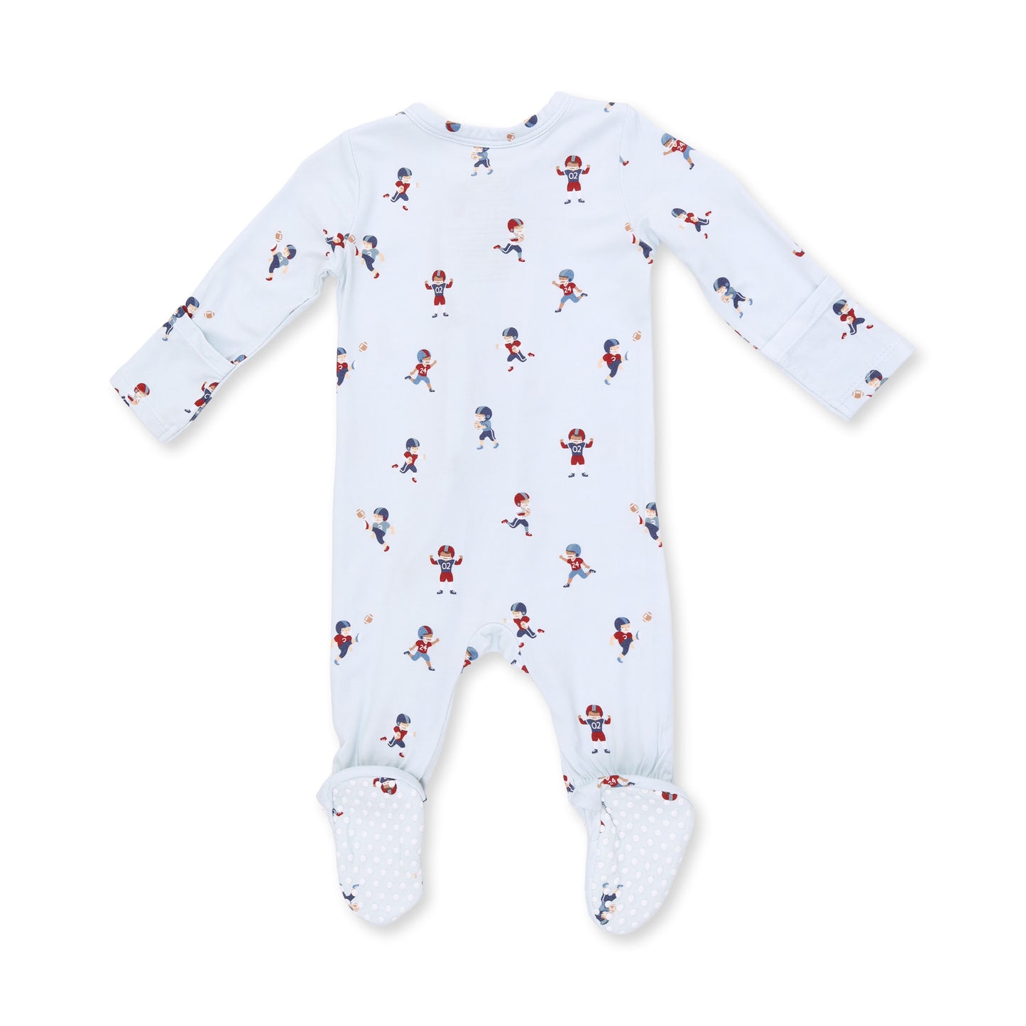 Tiny Footballers - 2 Way Zipper Footie