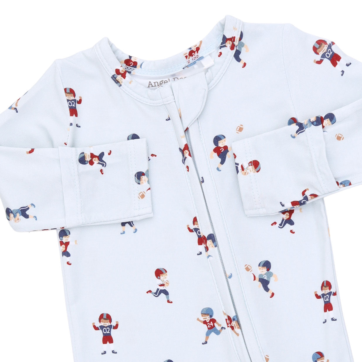 Tiny Footballers - 2 Way Zipper Footie