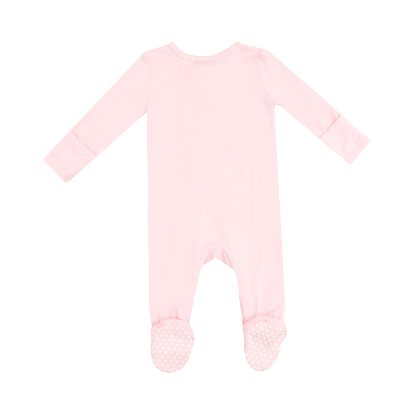 2 Way Zipper Footie - Solid Tickled Pink