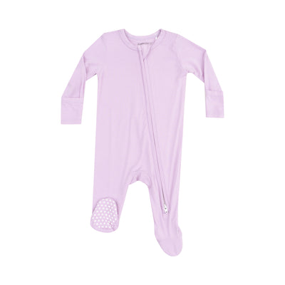 2 Way Zipper Footie - Solid Winsome Orchid