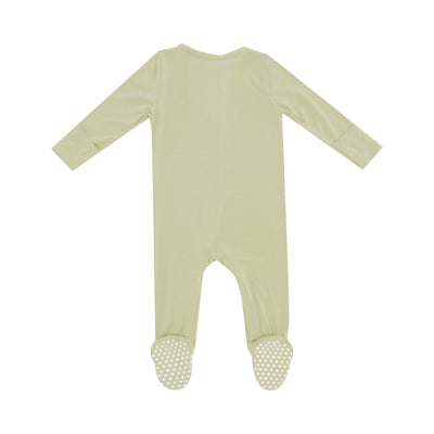 2 Way Zipper Footie - Solid Winter Pear