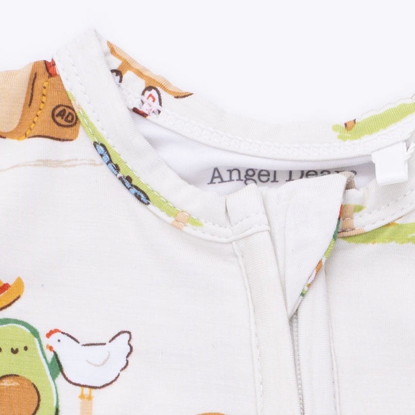 Avocado Toast - American Gothic - 2 Way Zipper Footie