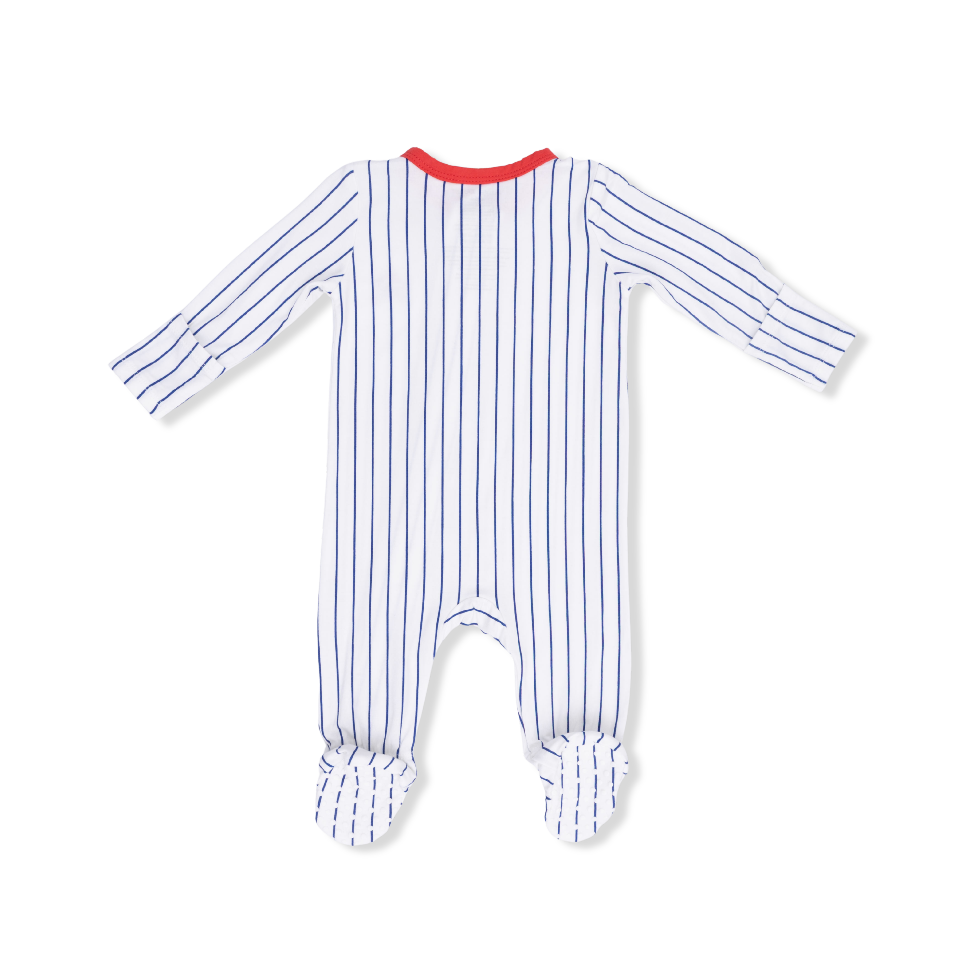 Baseball Stripe - 2 Way Zipper Footie-Angel Dear