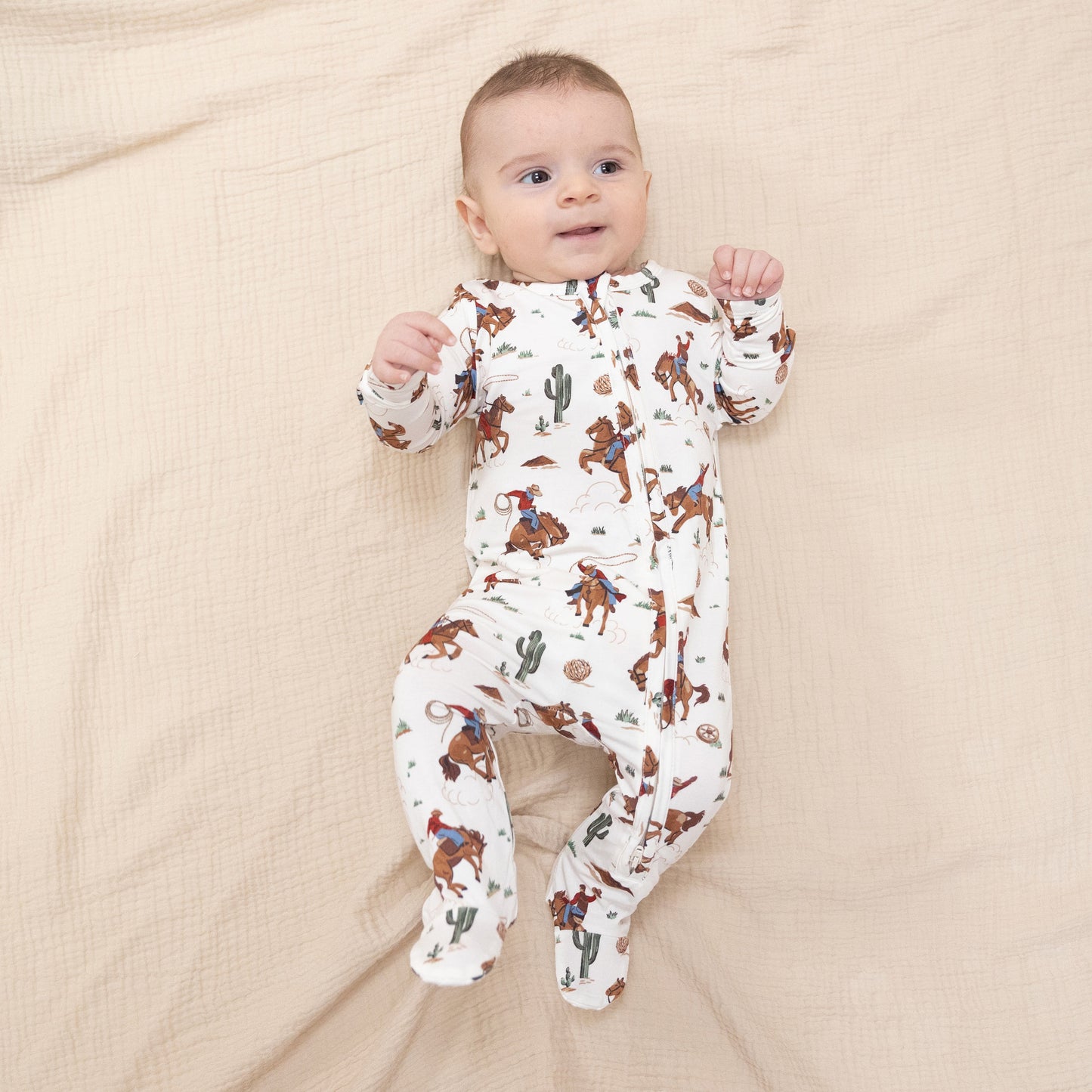 Buckaroo Western - 2 Way Zipper Footie-Angel Dear