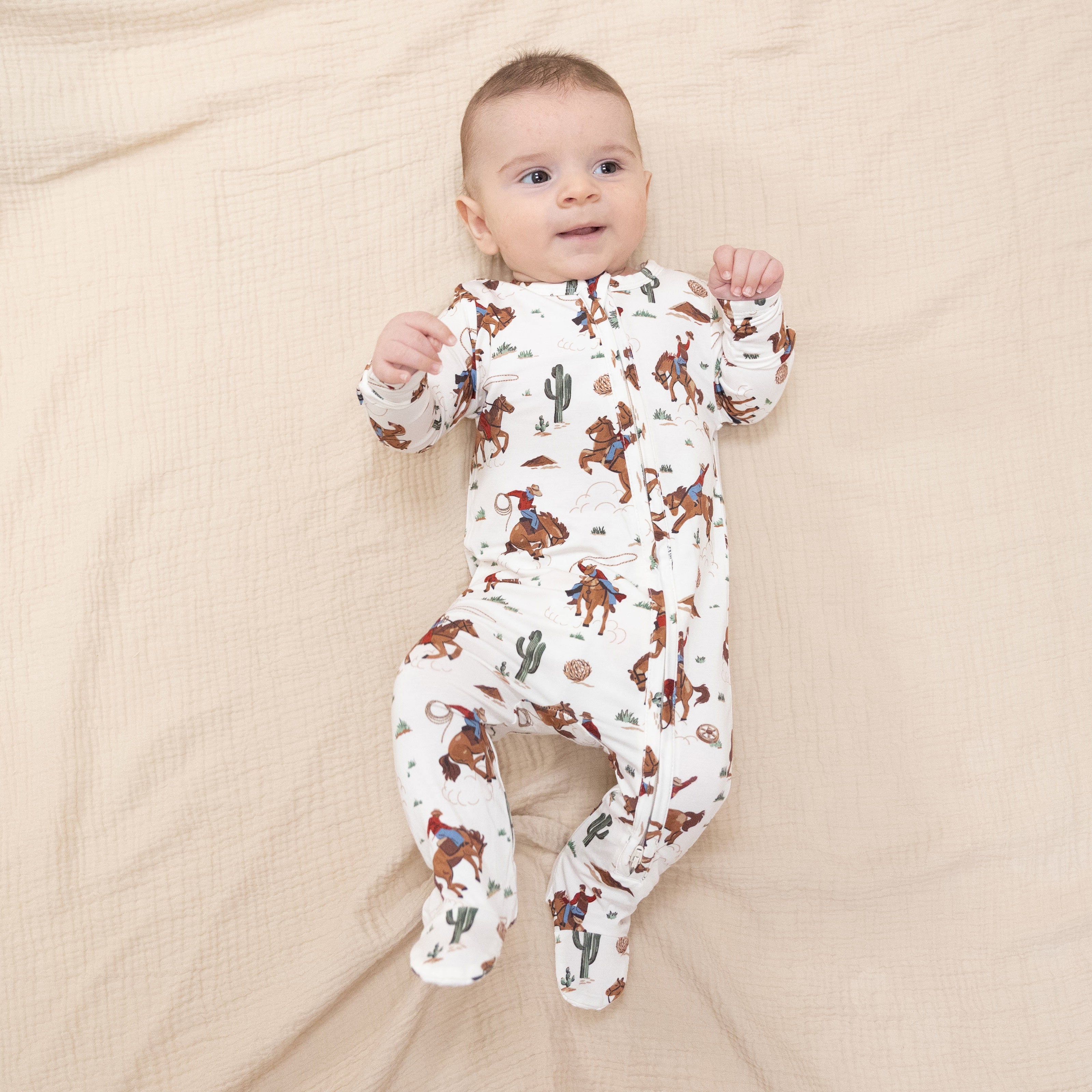 Buckaroo Western - 2 Way Zipper Footie-Angel Dear