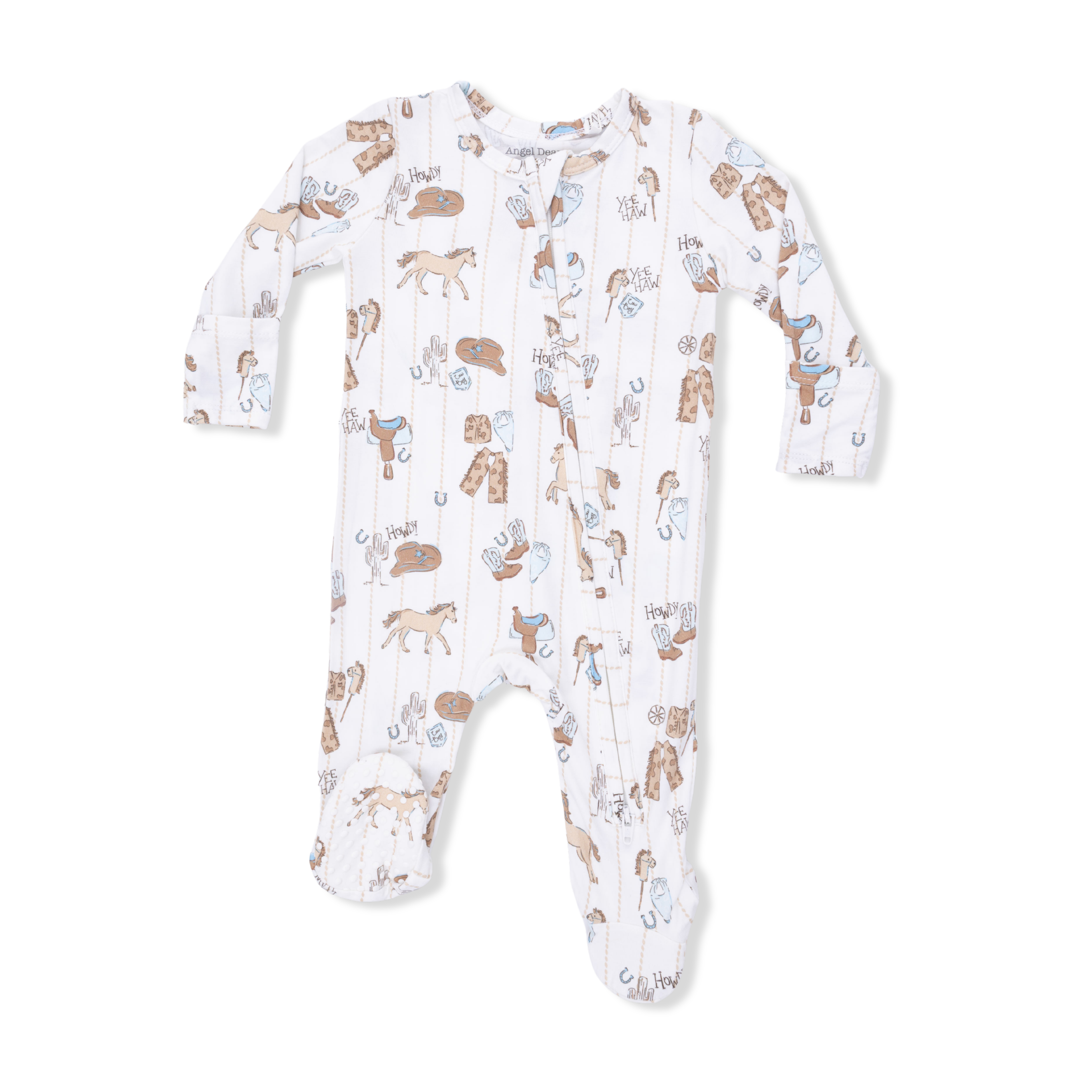 Cowboy Nursery - 2 Way Zipper Footie-Angel Dear