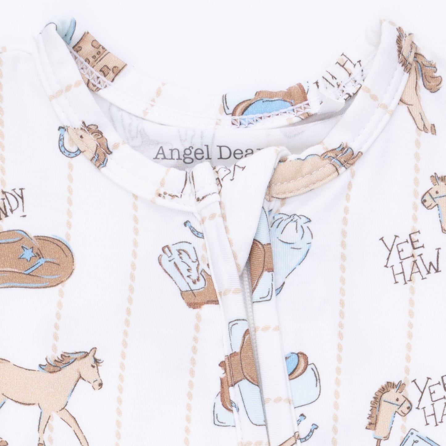 Cowboy Nursery - 2 Way Zipper Footie