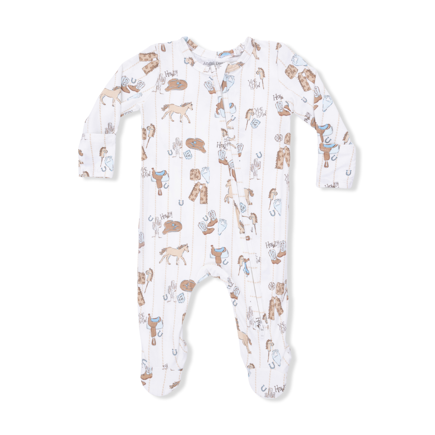 Cowboy Nursery - 2 Way Zipper Footie-Angel Dear