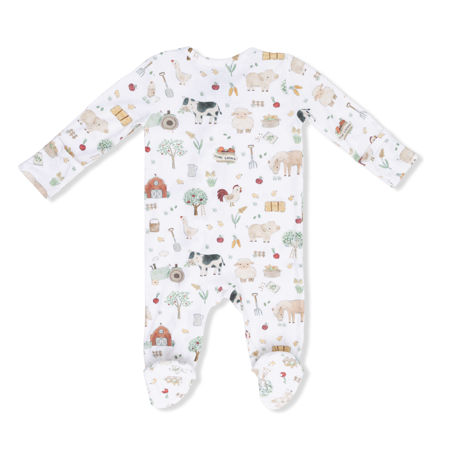 Cute Farm Animals Uni - 2 Way Zipper Footie-Angel Dear
