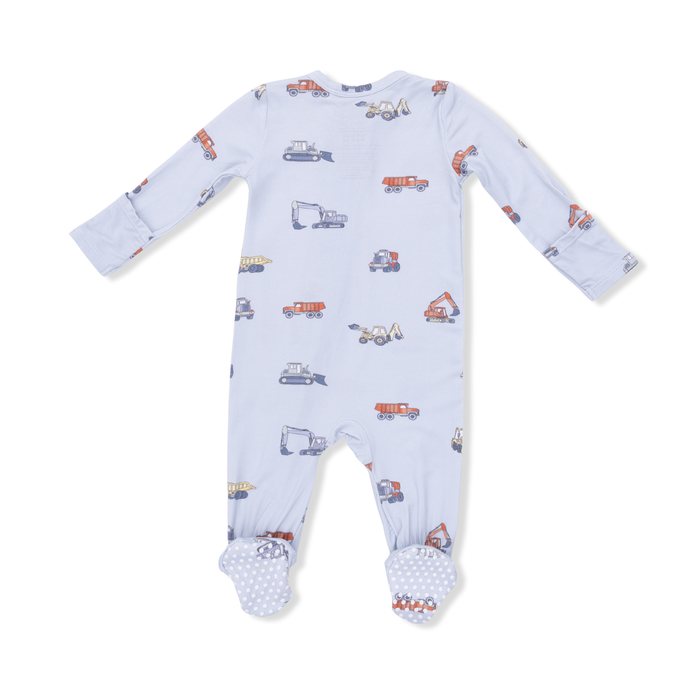 Construction Vehicles - 2 Way Zipper Footie-Angel Dear