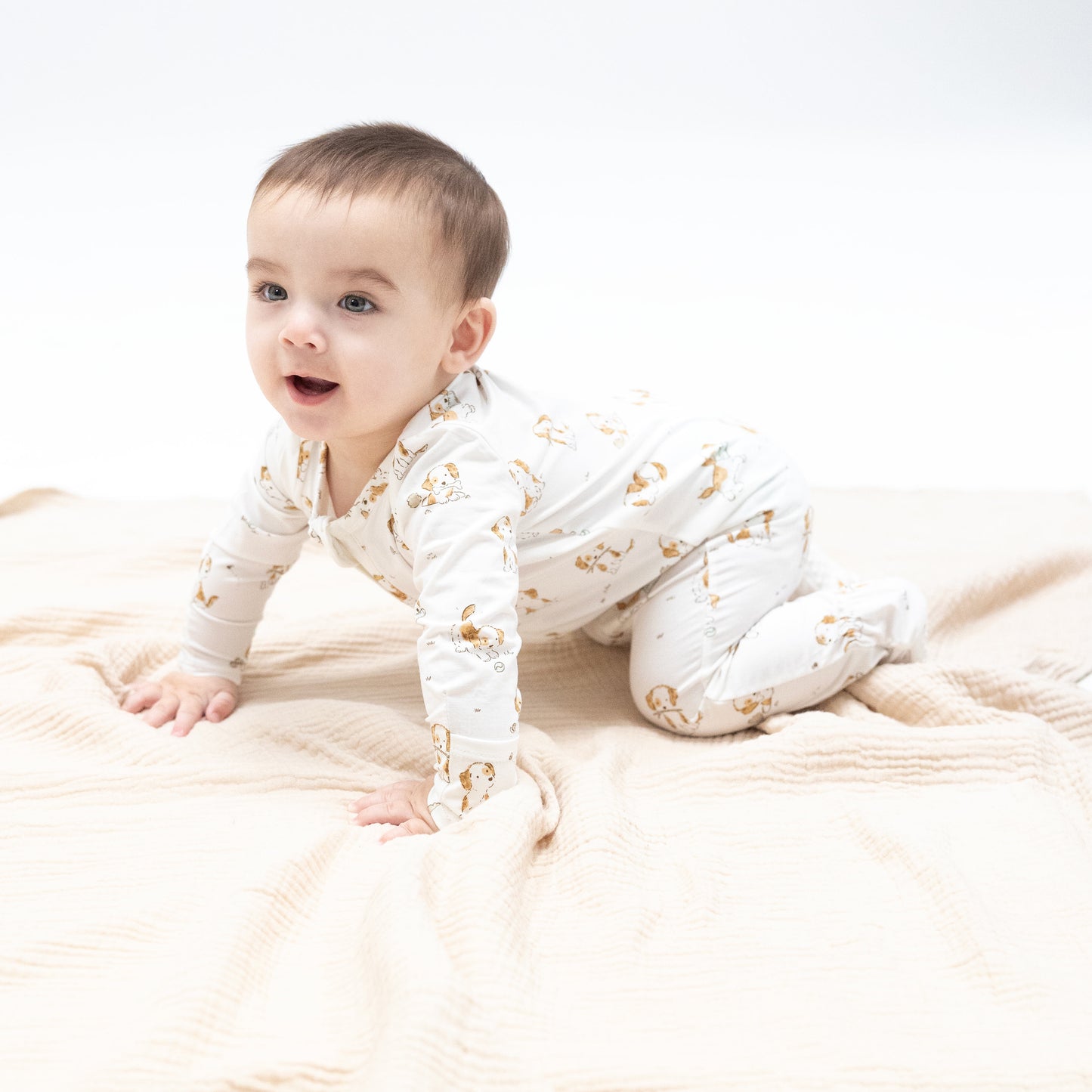 Explorer Puppy - 2 Way Zipper Footie-Angel Dear