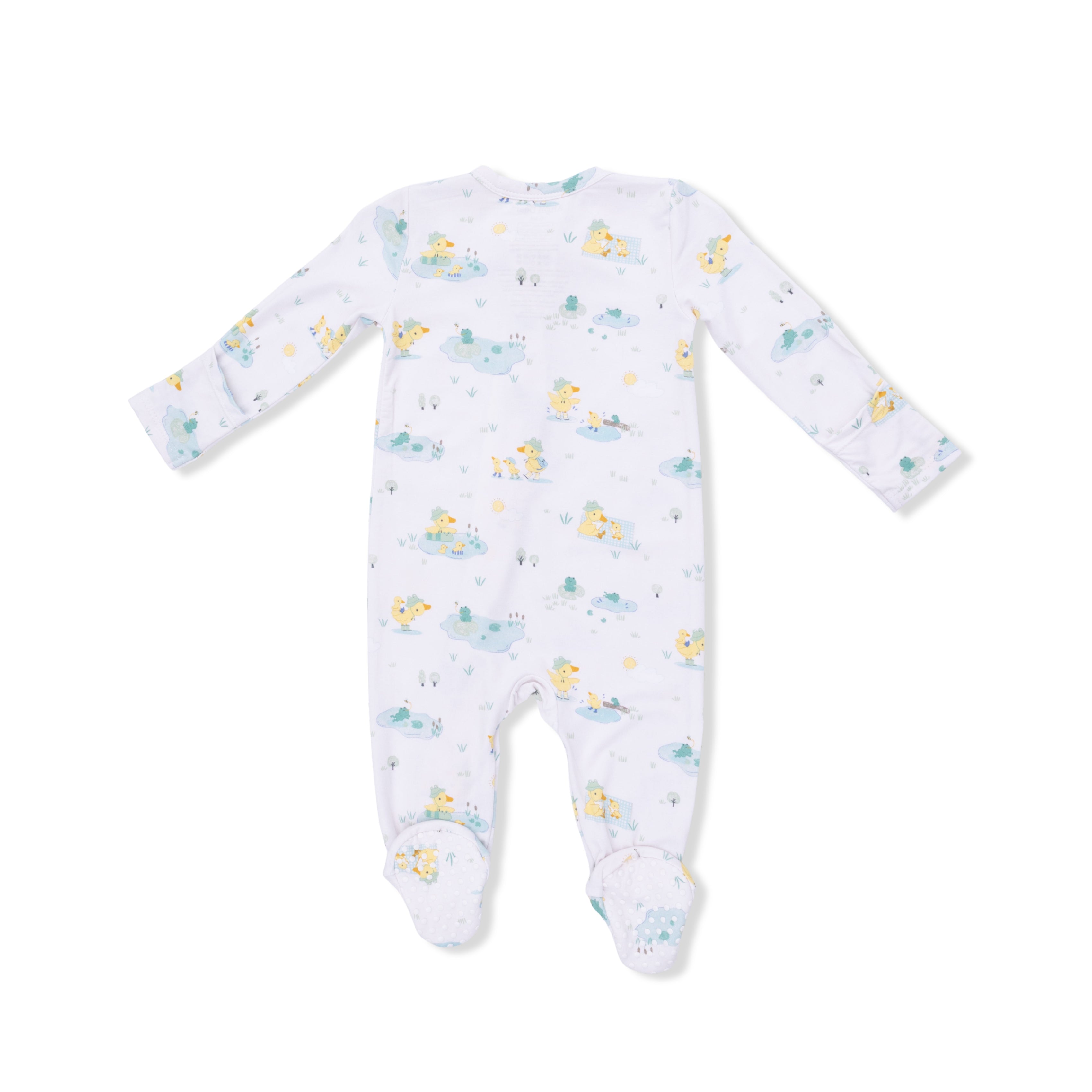 Frog and Duck Pond - 2 Way Zipper Footie-Angel Dear