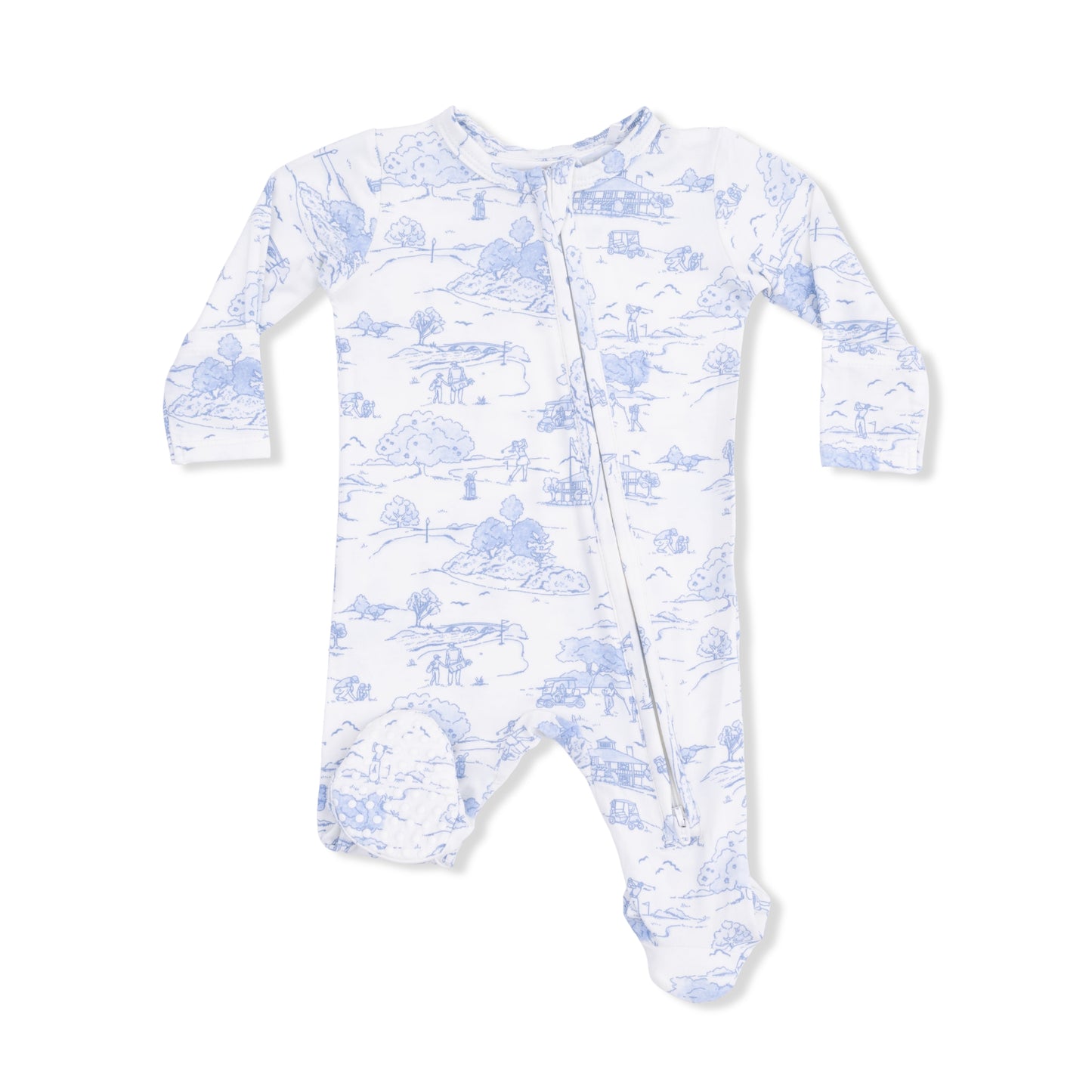 Golf Toile - 2 Way Zipper Footie-Angel Dear