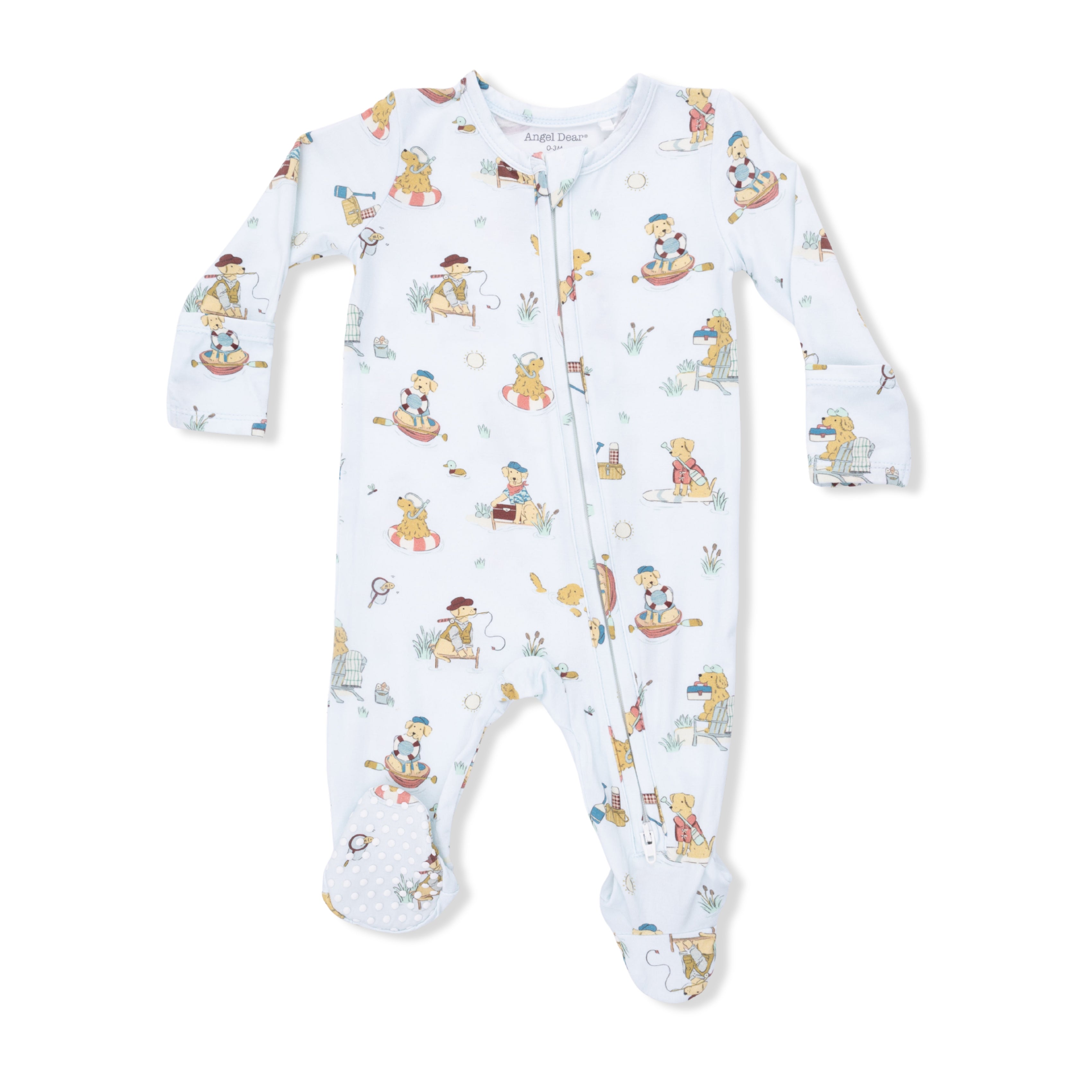 Lake Buddy Dogs - 2 Way Zipper Footie-Angel Dear