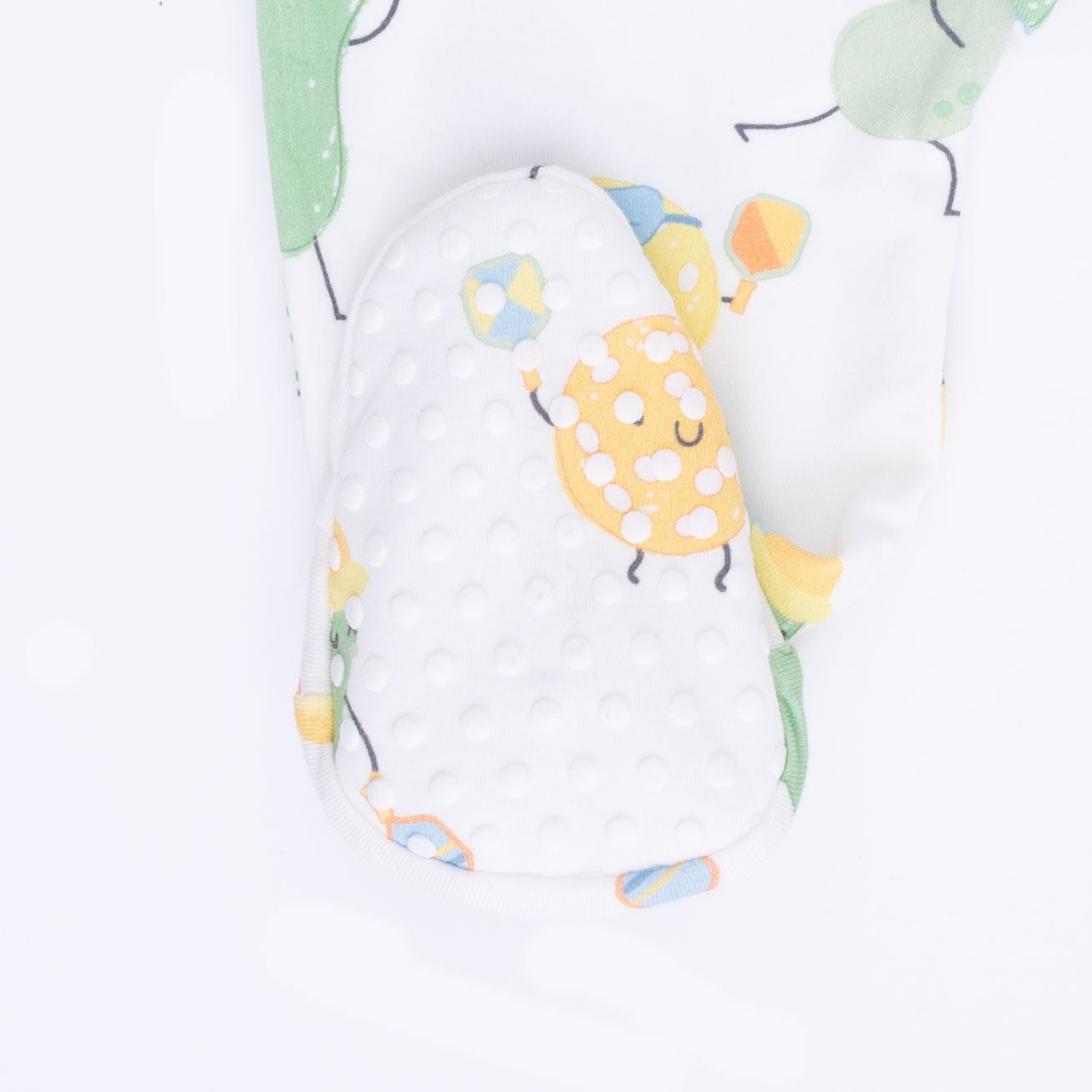 Pickles Playing Pickleball - 2 Way Zipper Footie