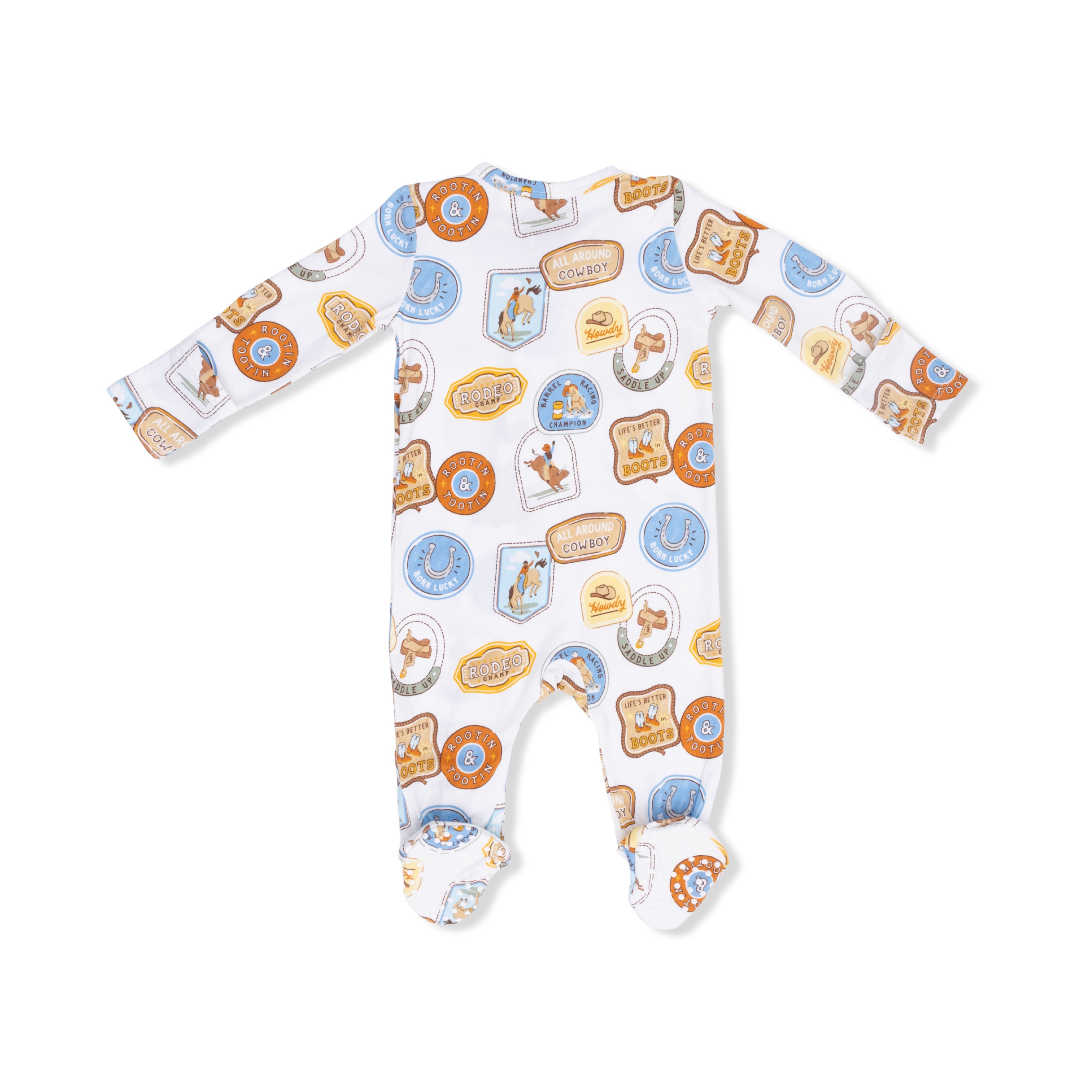 Rodeo Patches Uni - 2 Way Zipper Footie-Angel Dear