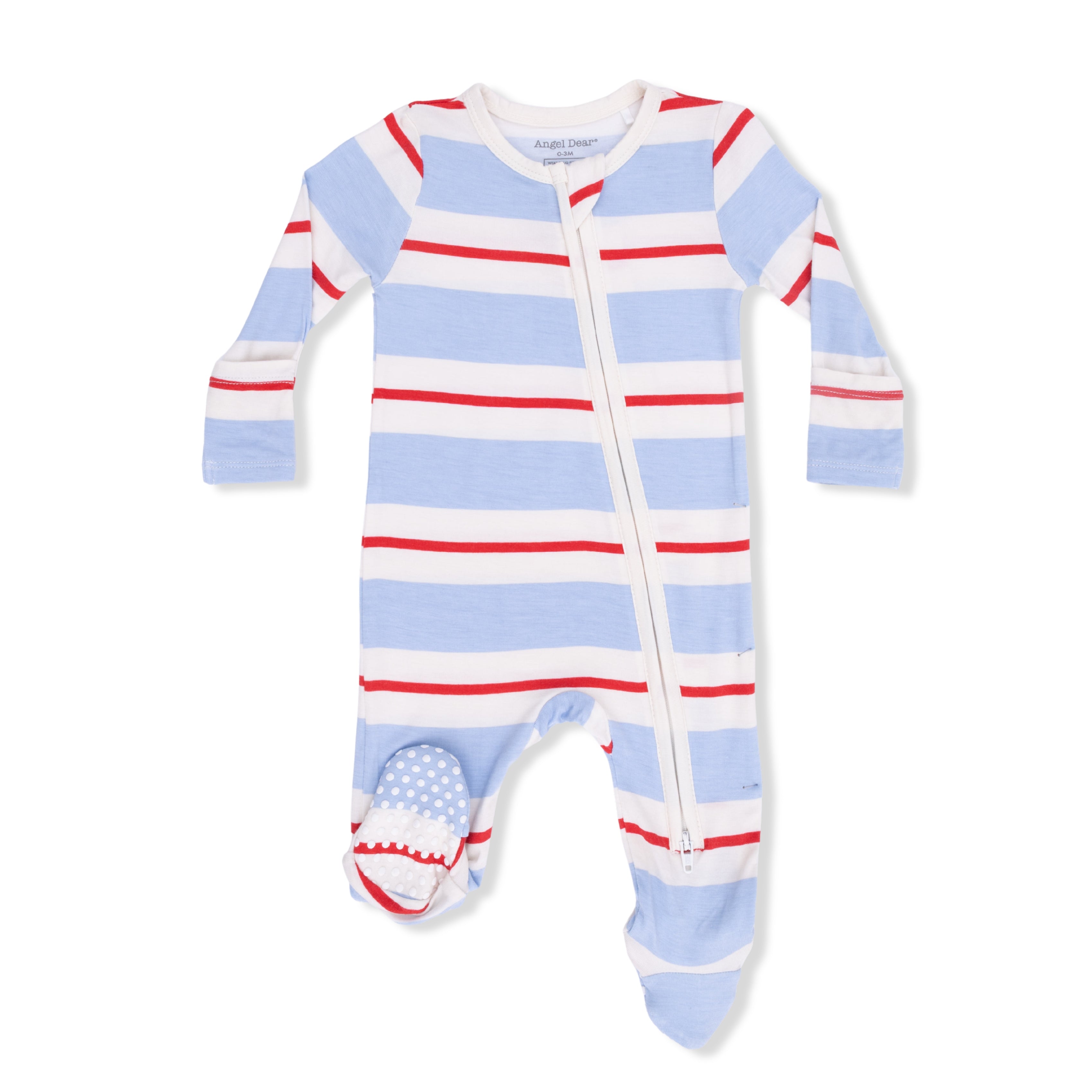 Preppy Rugby - 2 Way Zipper Footie-Angel Dear