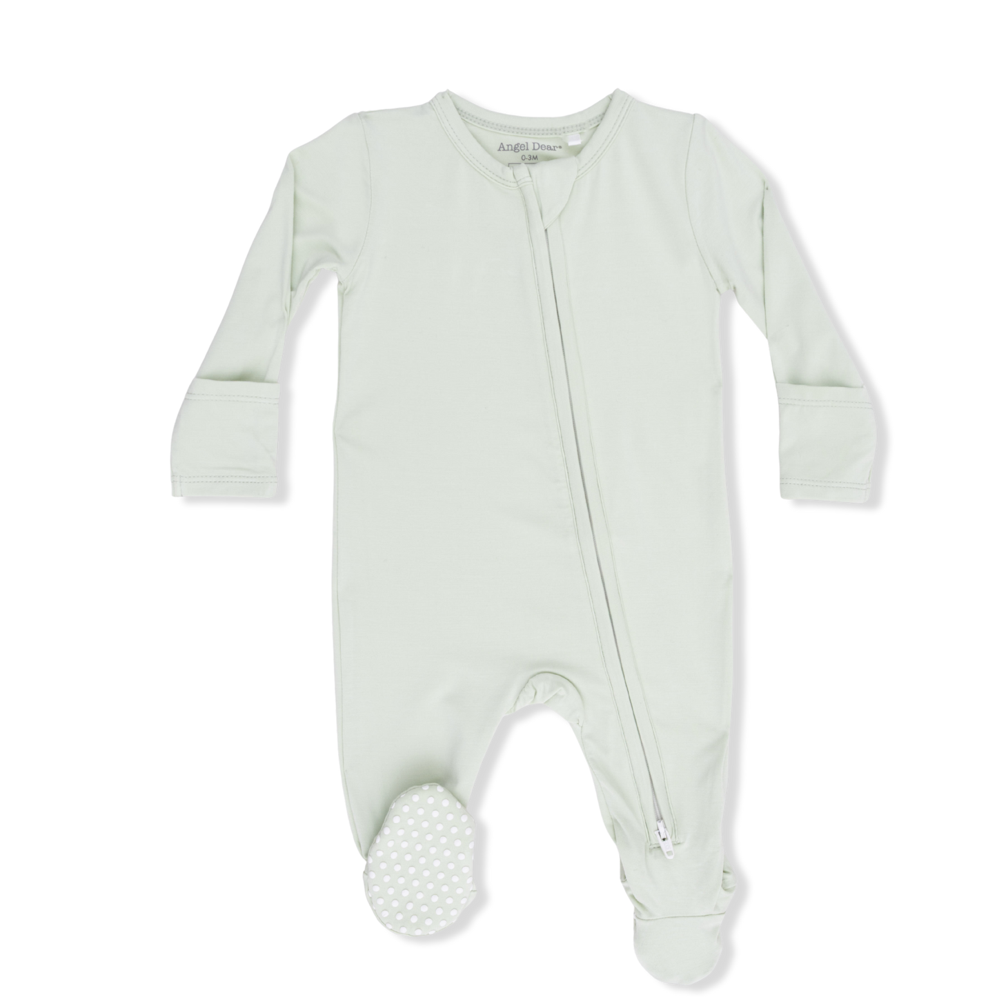 Solid Bok Choy - 2 Way Zipper Footie-Angel Dear