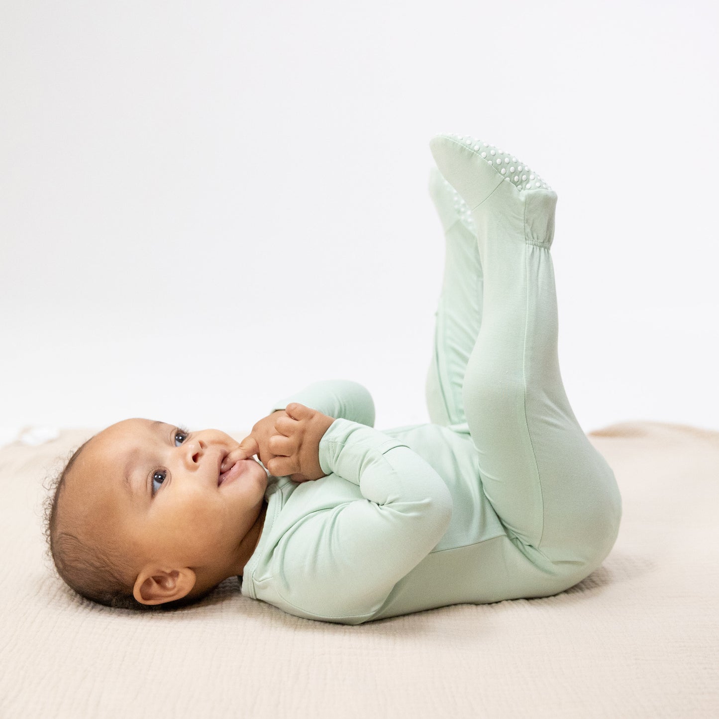 Solid Bok Choy - 2 Way Zipper Footie-Angel Dear