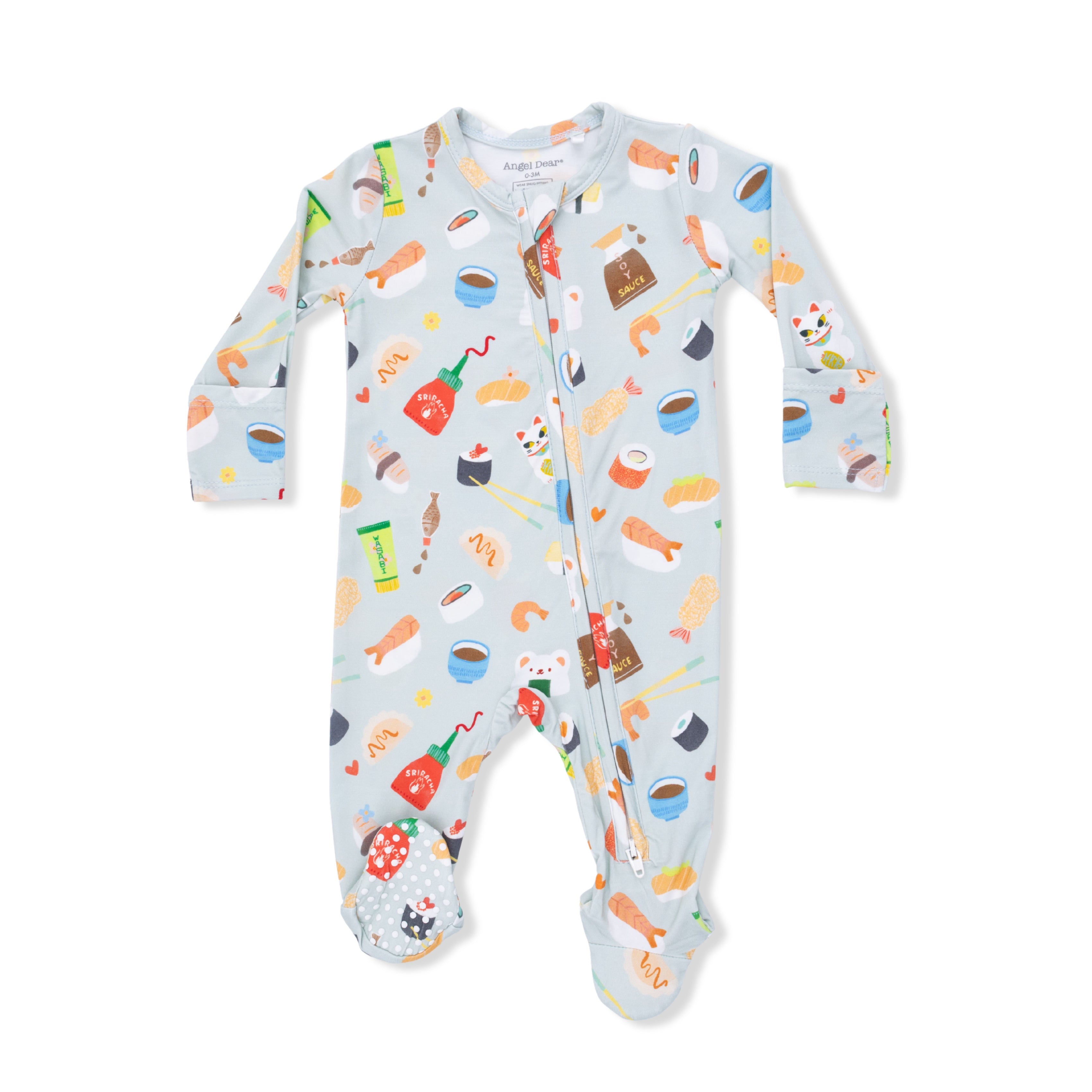 Sushi - 2 Way Zipper Footie – Angel Dear