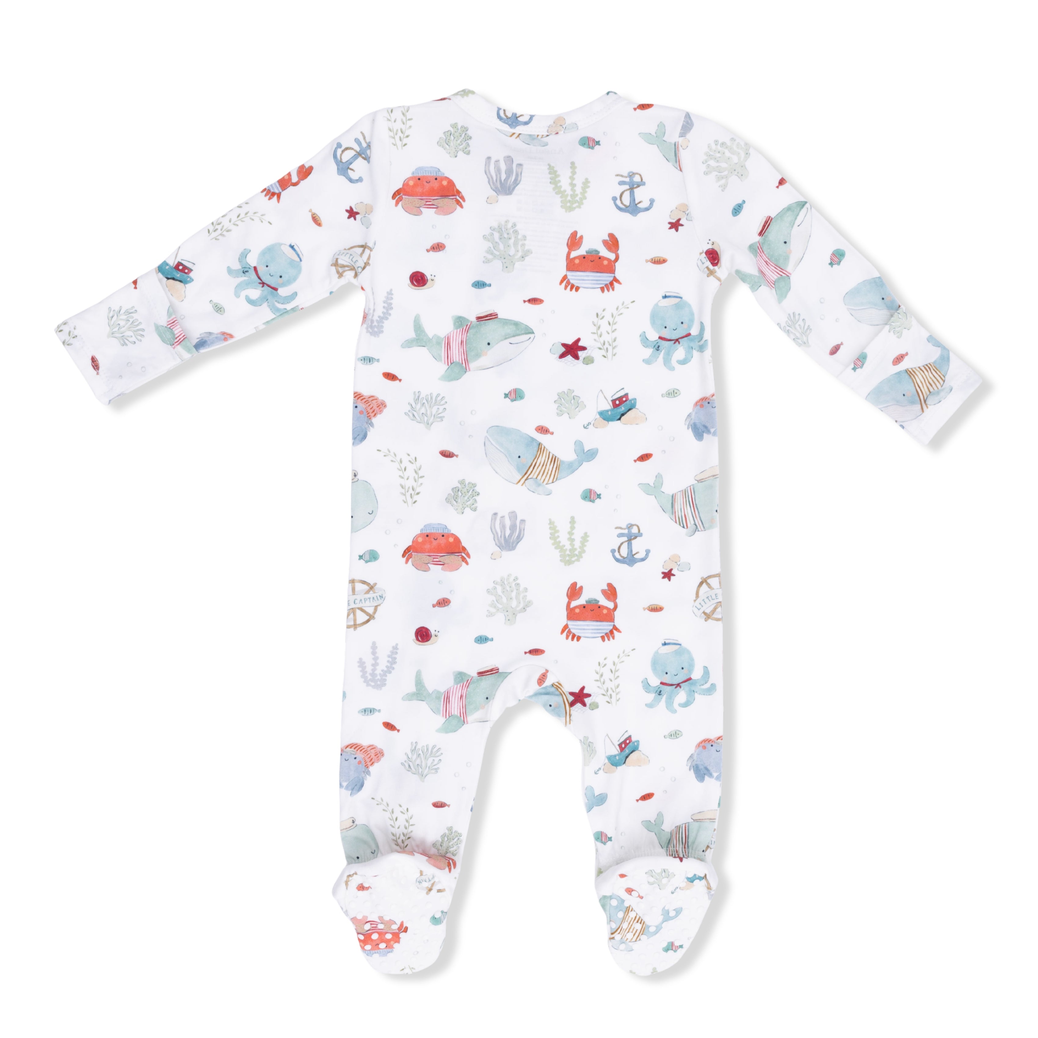 Sailor Sea Creatures - 2 Way Zipper Footie-Angel Dear