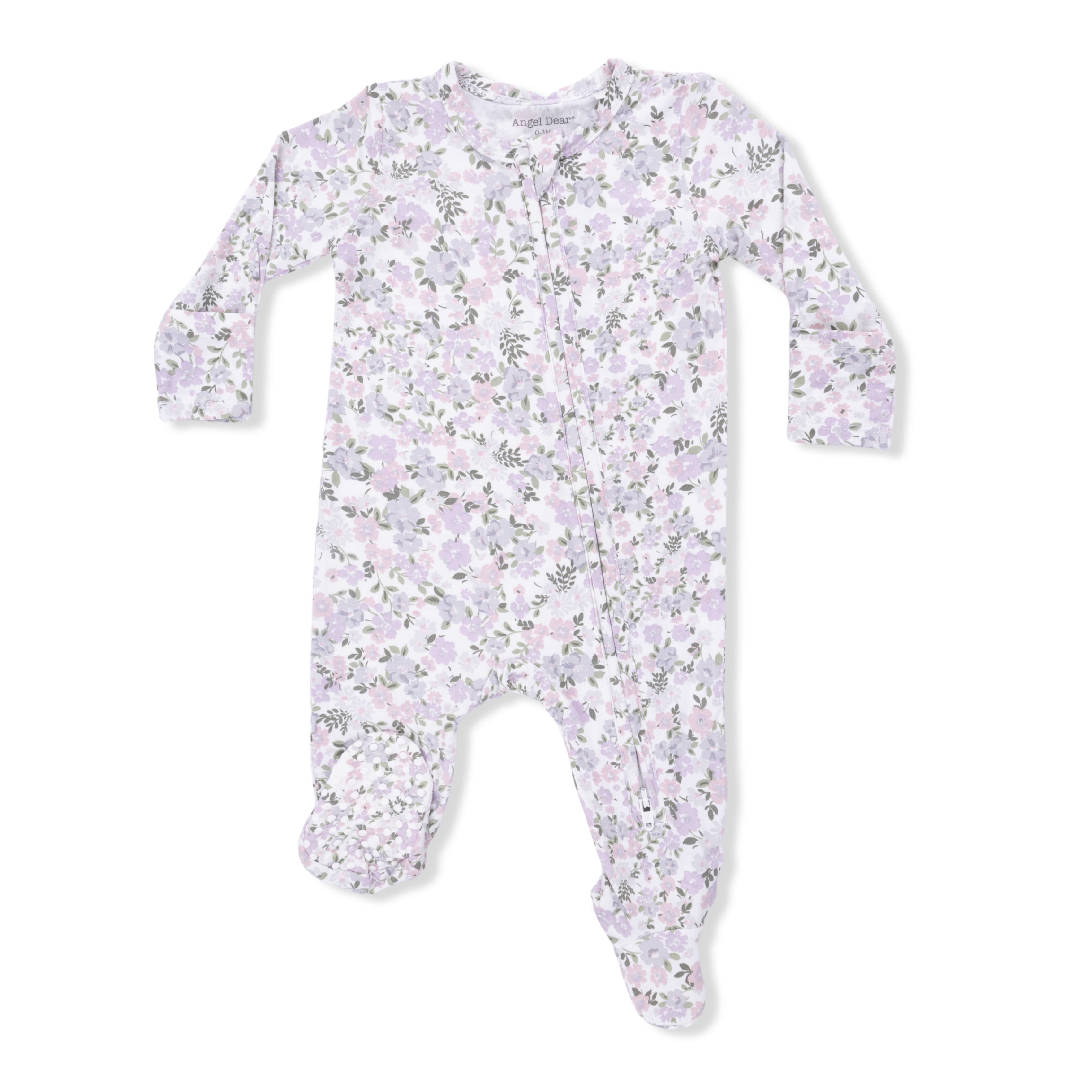Shannon Floral - 2 Way Zipper Footie-Angel Dear