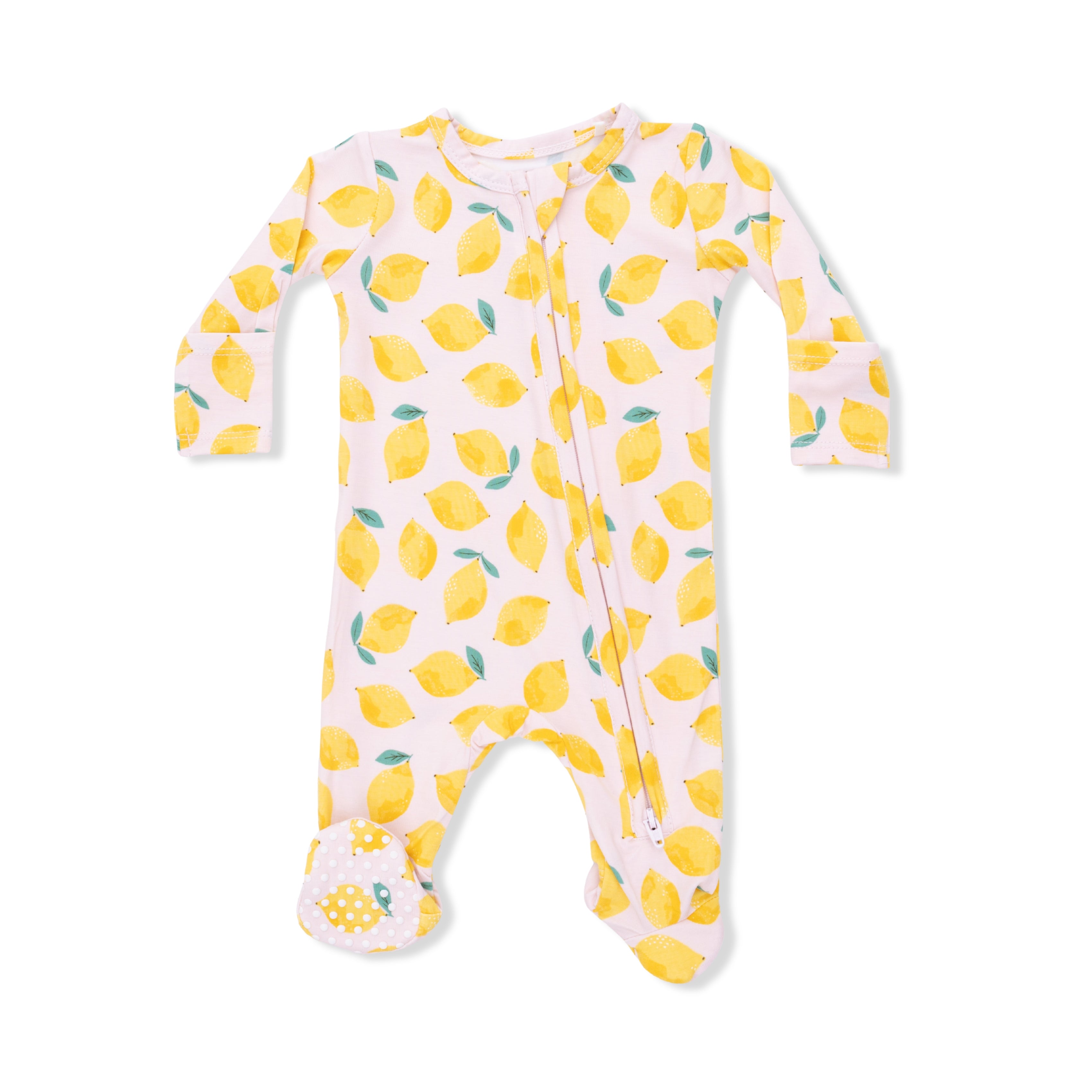 Sunny Lemons - 2 Way Zipper Footie-Angel Dear
