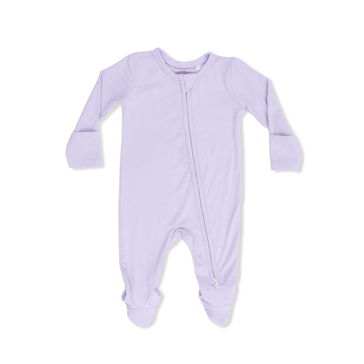 Solid Orchid Petal - 2 Way Zipper Footie-Angel Dear