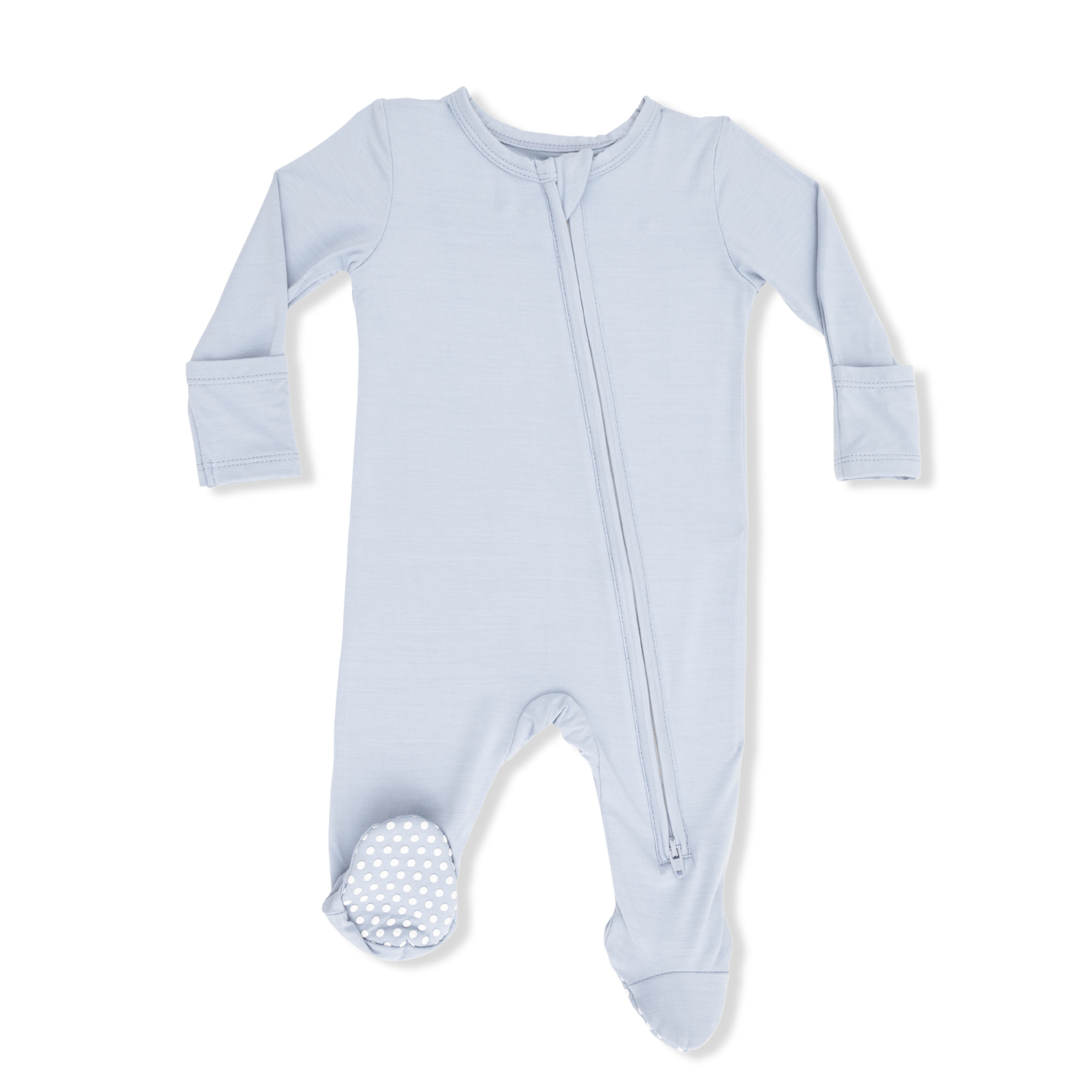 Solid Plein Air - 2 Way Zipper Footie-Angel Dear