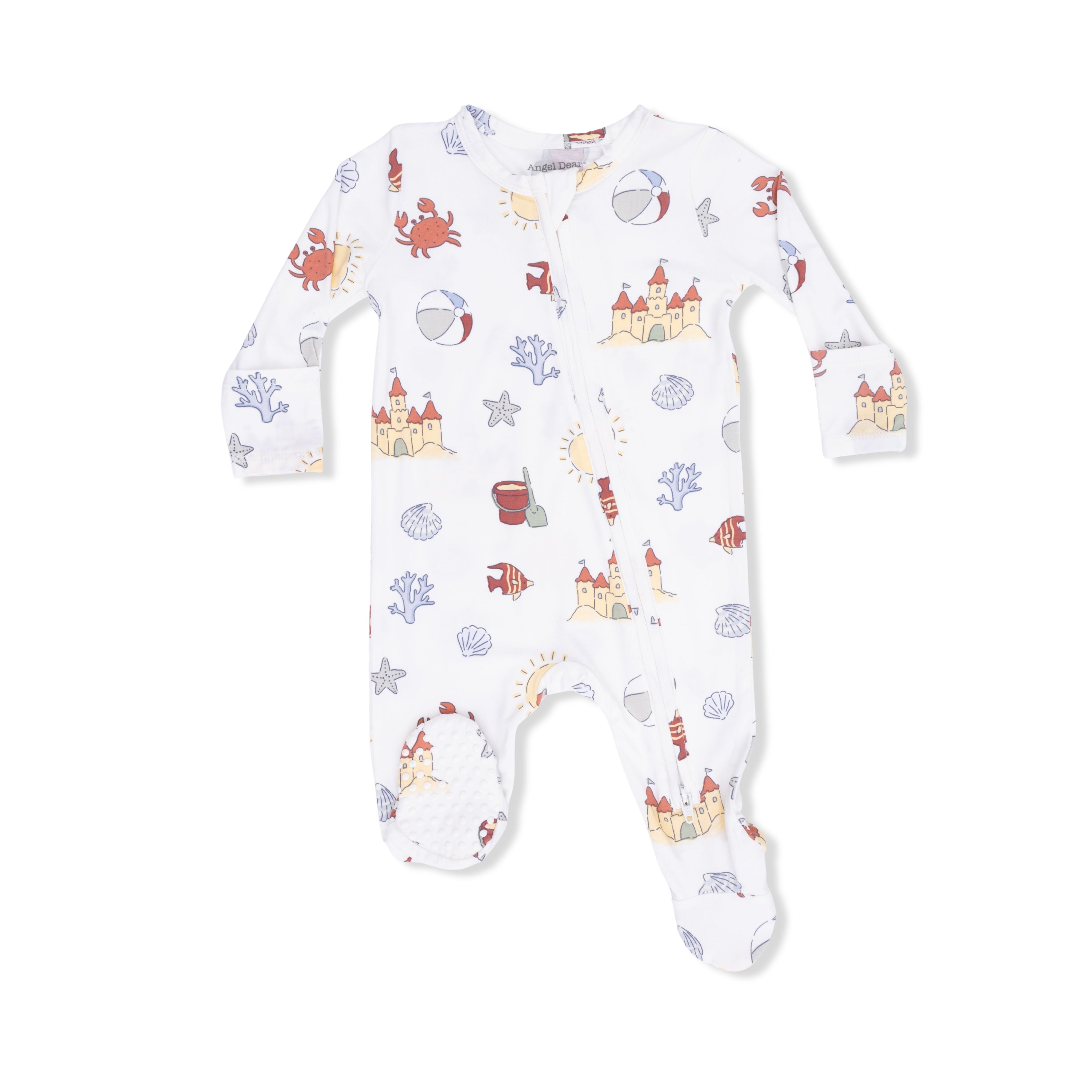 Sunny Sandcastles - 2 Way Zipper Footie-Angel Dear
