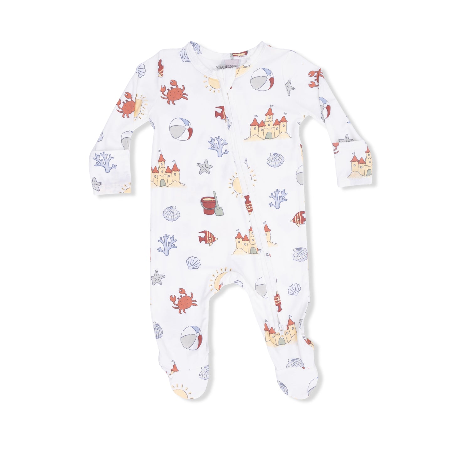 Sunny Sandcastles - 2 Way Zipper Footie-Angel Dear