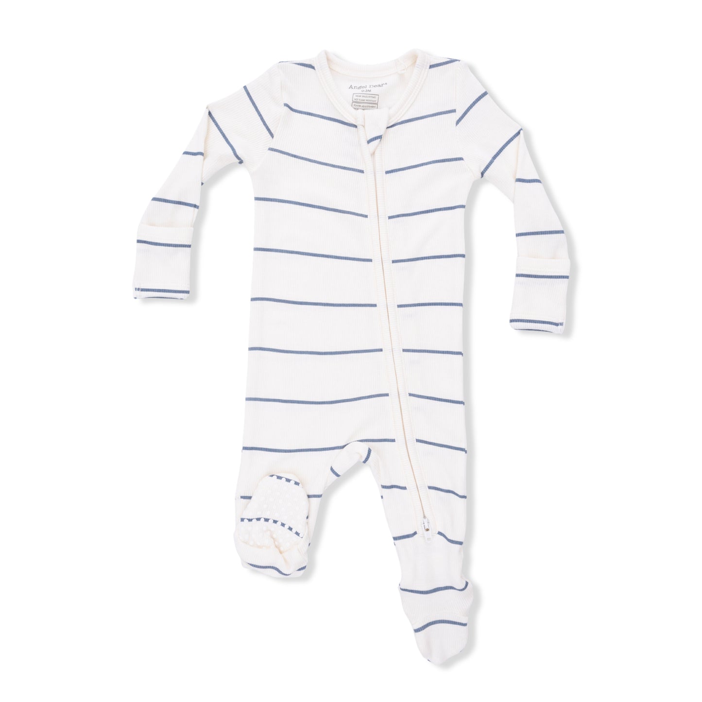 Vintage Stripe - 2 Way Zipper Footie-Angel Dear