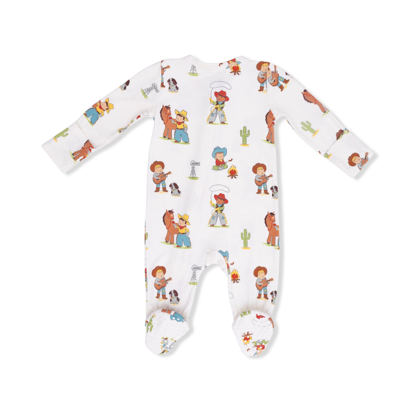 Vintage Cowboys - 2 Way Zipper Footie-Angel Dear