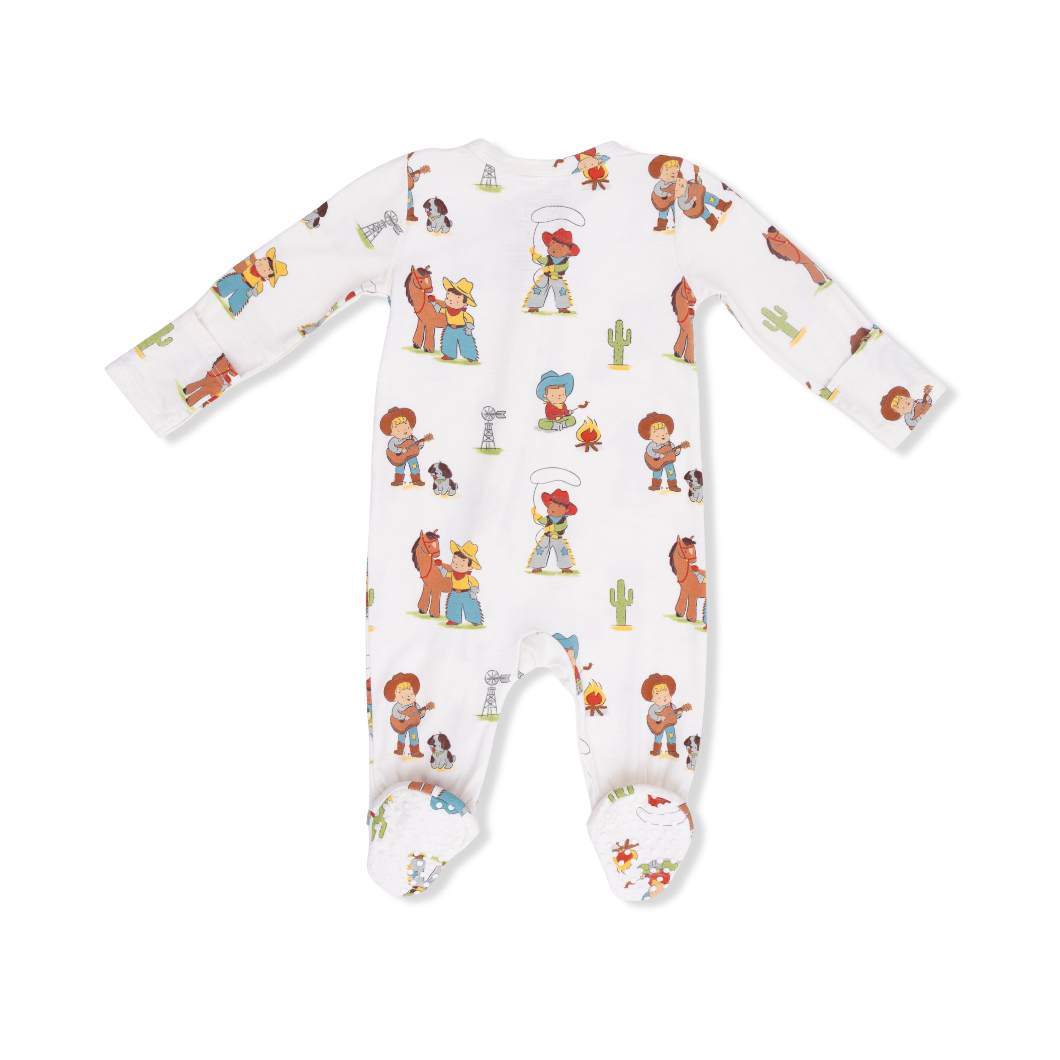 Vintage Cowboys - 2 Way Zipper Footie-Angel Dear