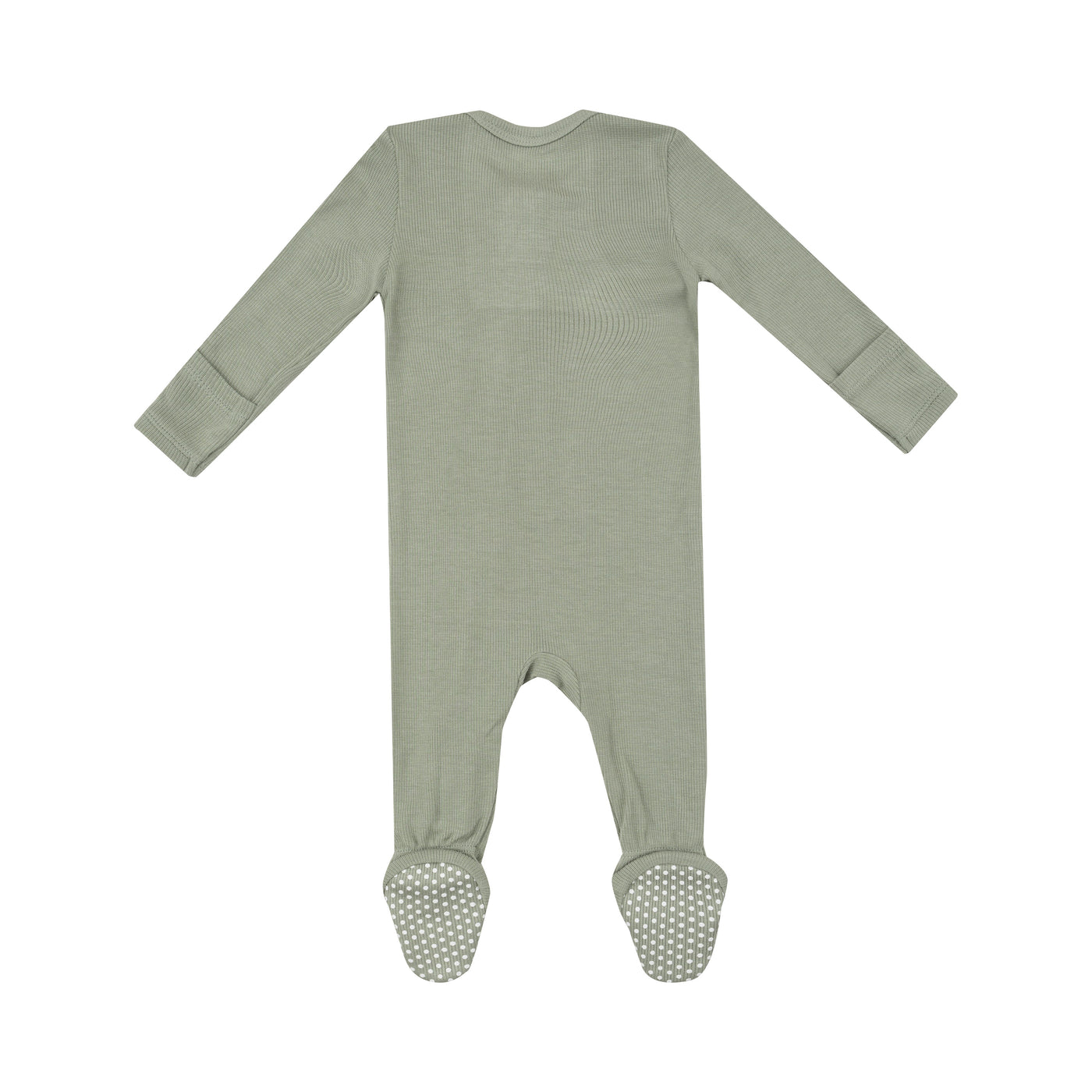 2 Way Zipper Footie - Solid Desert Sage-Angel Dear