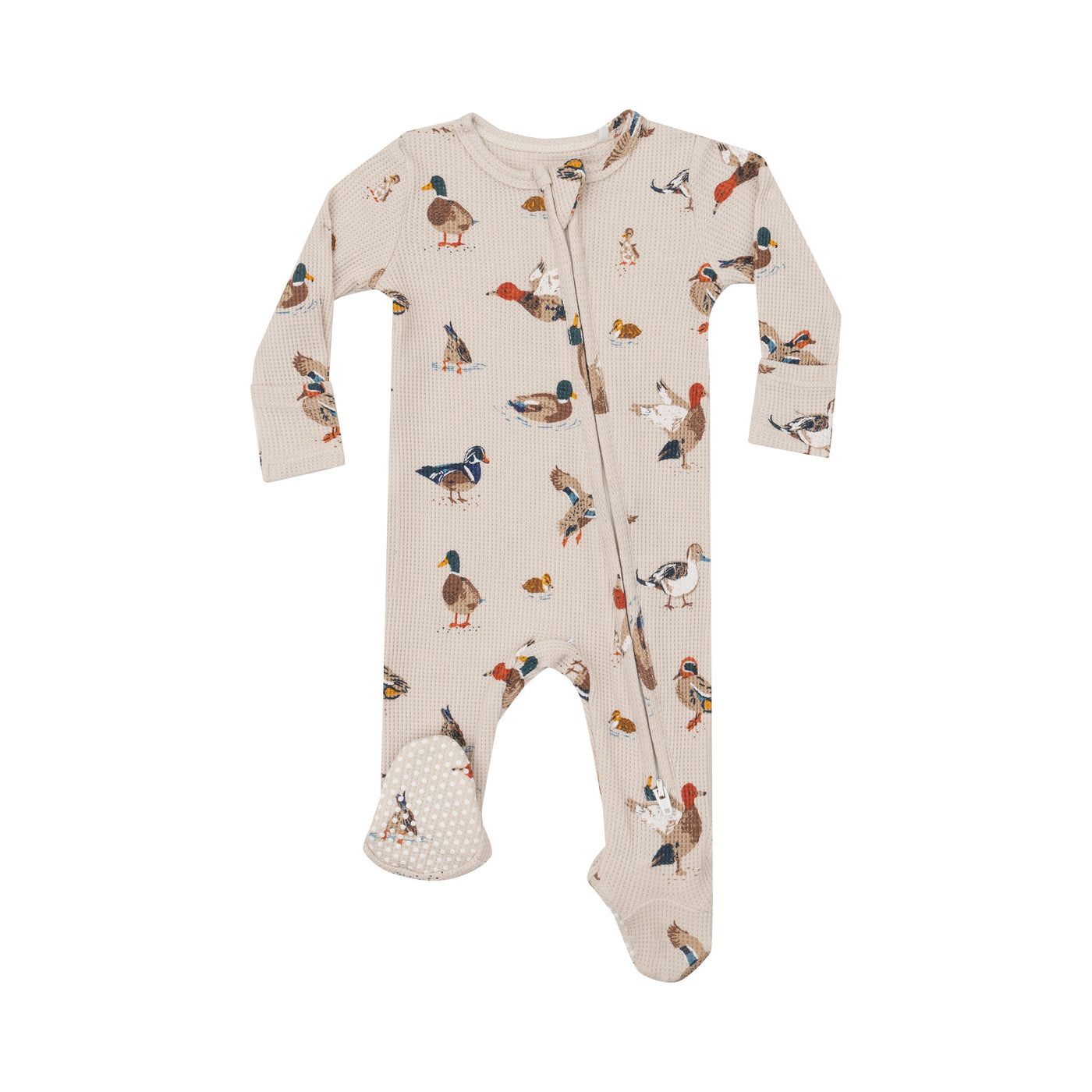 2 Way Zipper Footie - Ducks-Angel Dear