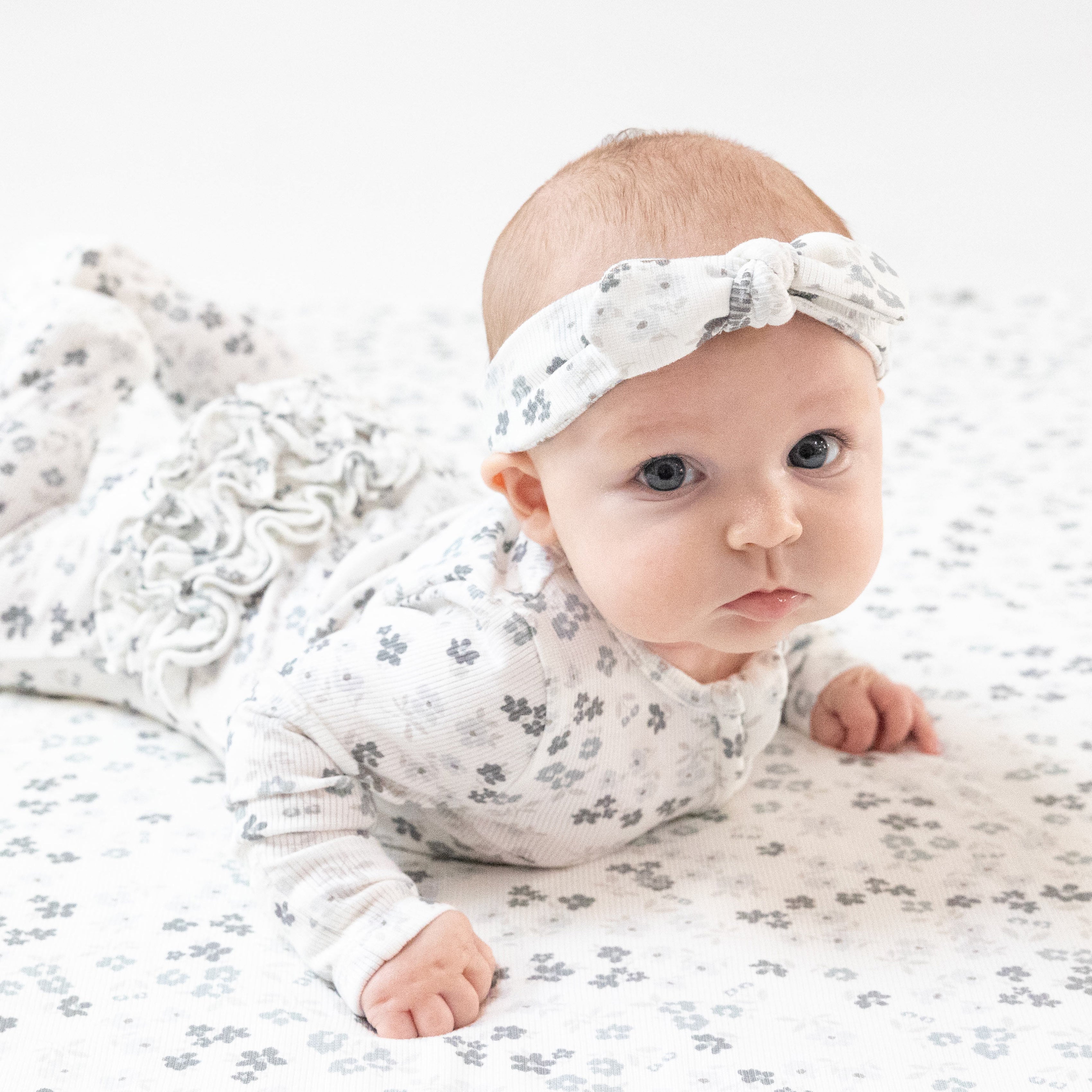 Knot Headband in our  Caroline's Calico print from Angel Dear