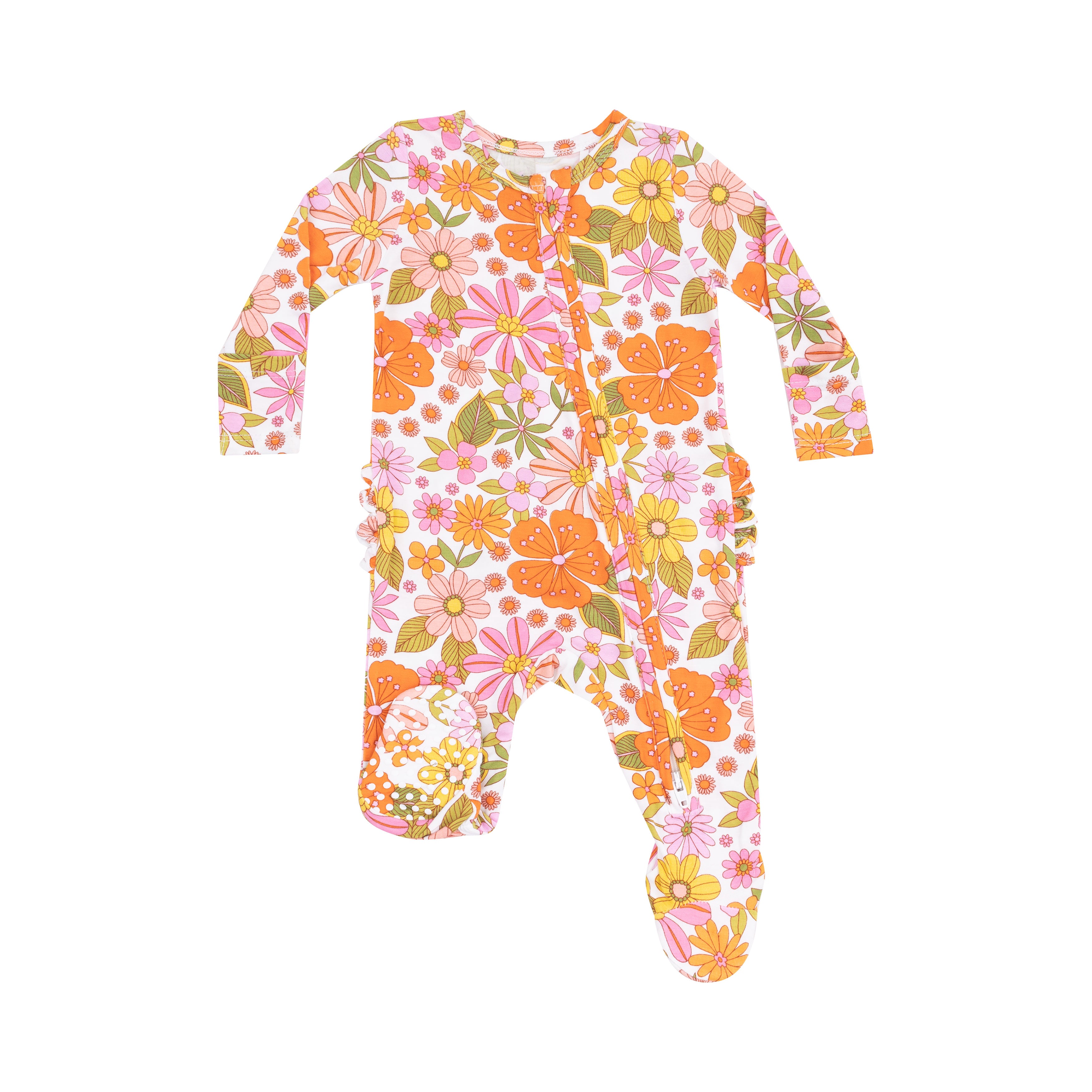 BABY ヨークシャーリングプルオーバー BABY ヨークシャーリングプルオーバー 2 Way Zipper Footie