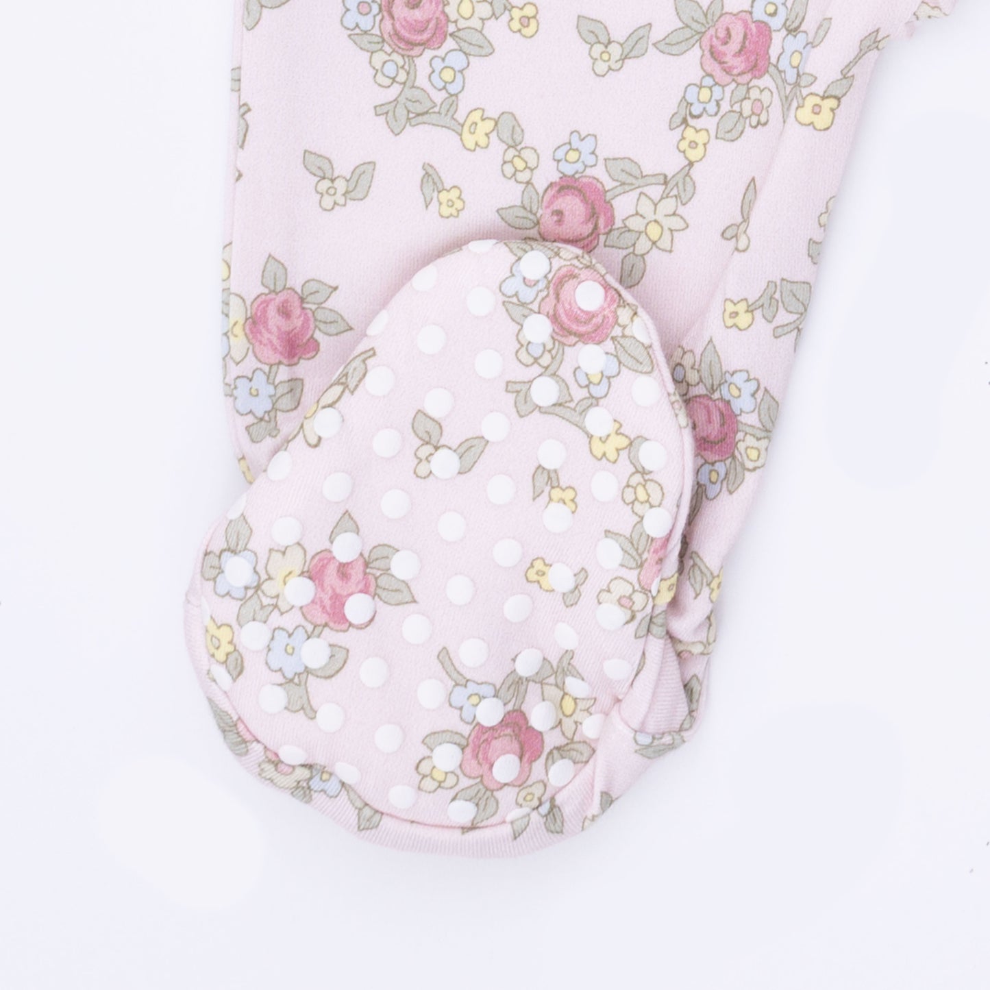 Edith's Rose Garden - 2 Way Ruffle Back Zipper Footie