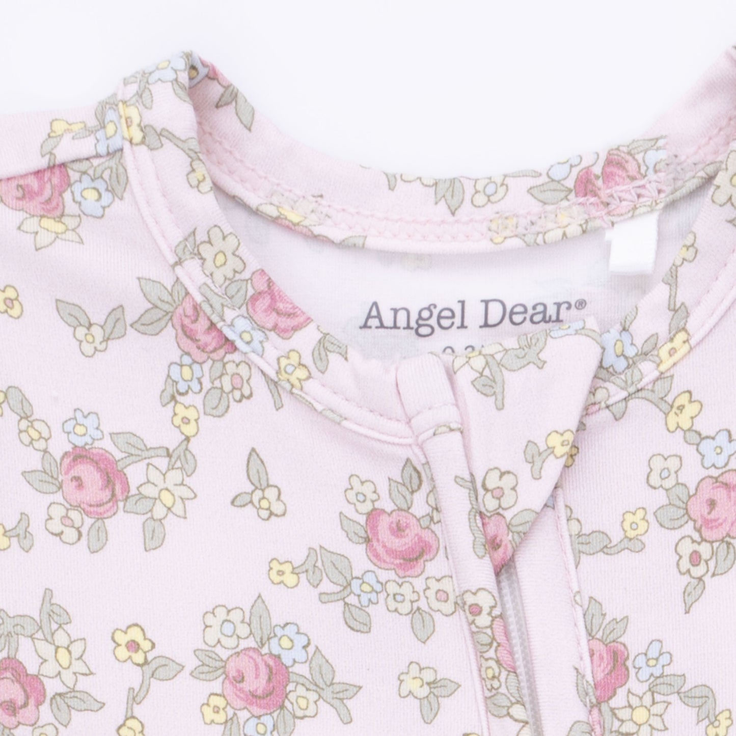 Edith's Rose Garden - 2 Way Ruffle Back Zipper Footie